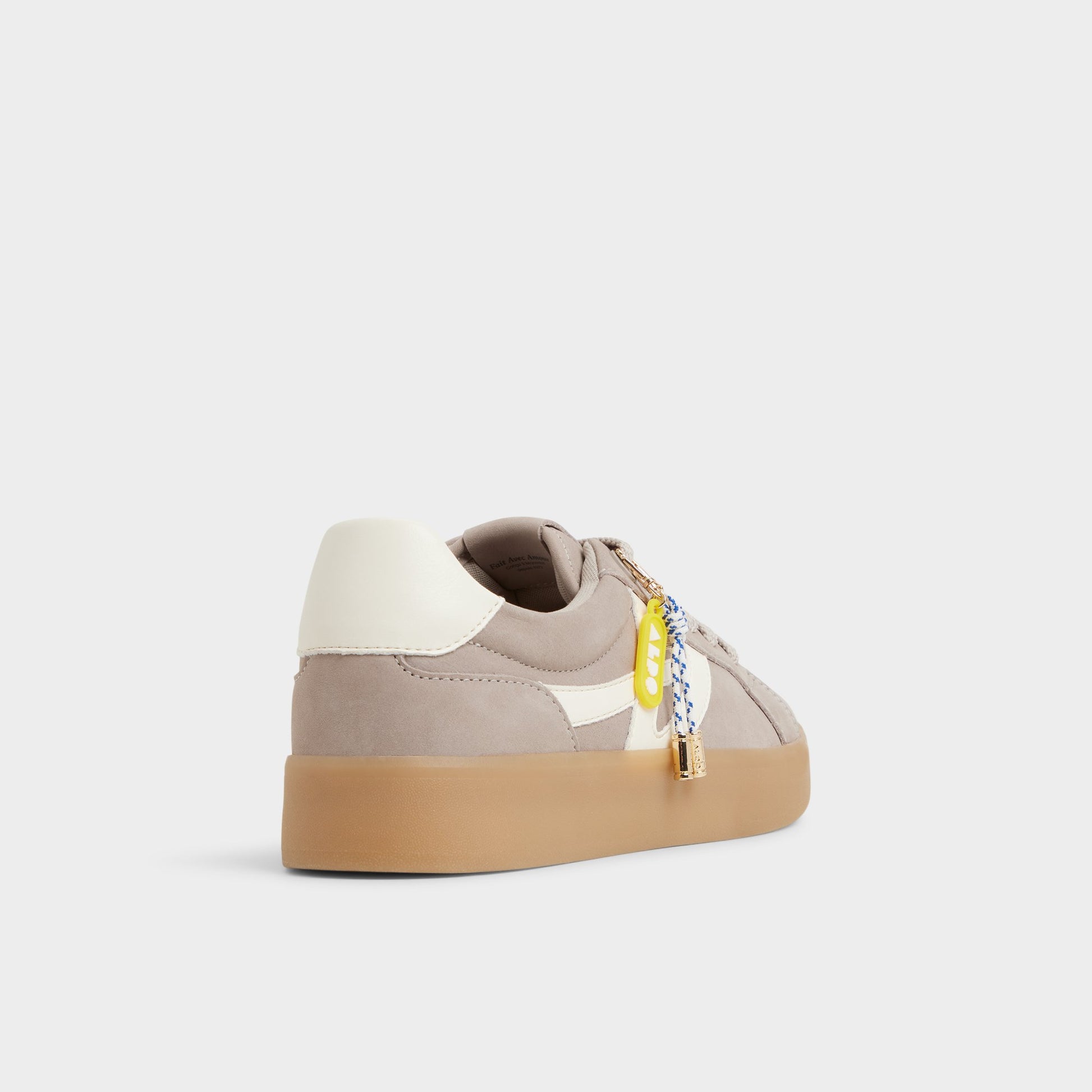 Three-quarter angle of Light Grey Mtl1972snkr-l Low top sneaker's back side