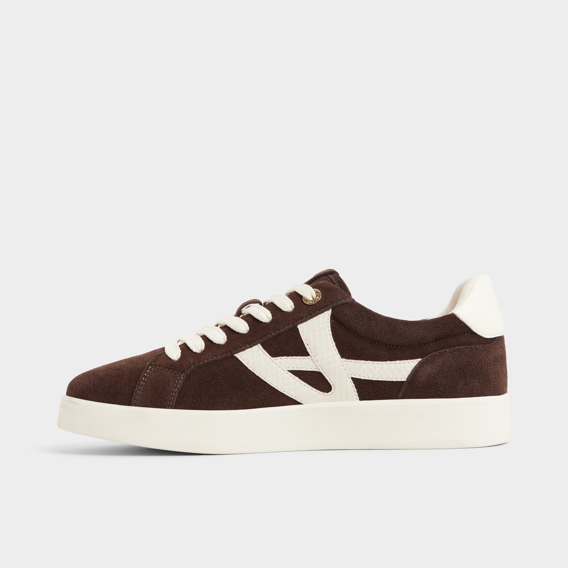 Vue latérale de Marron Foncé Mtl1972snkr-l Sneaker bas