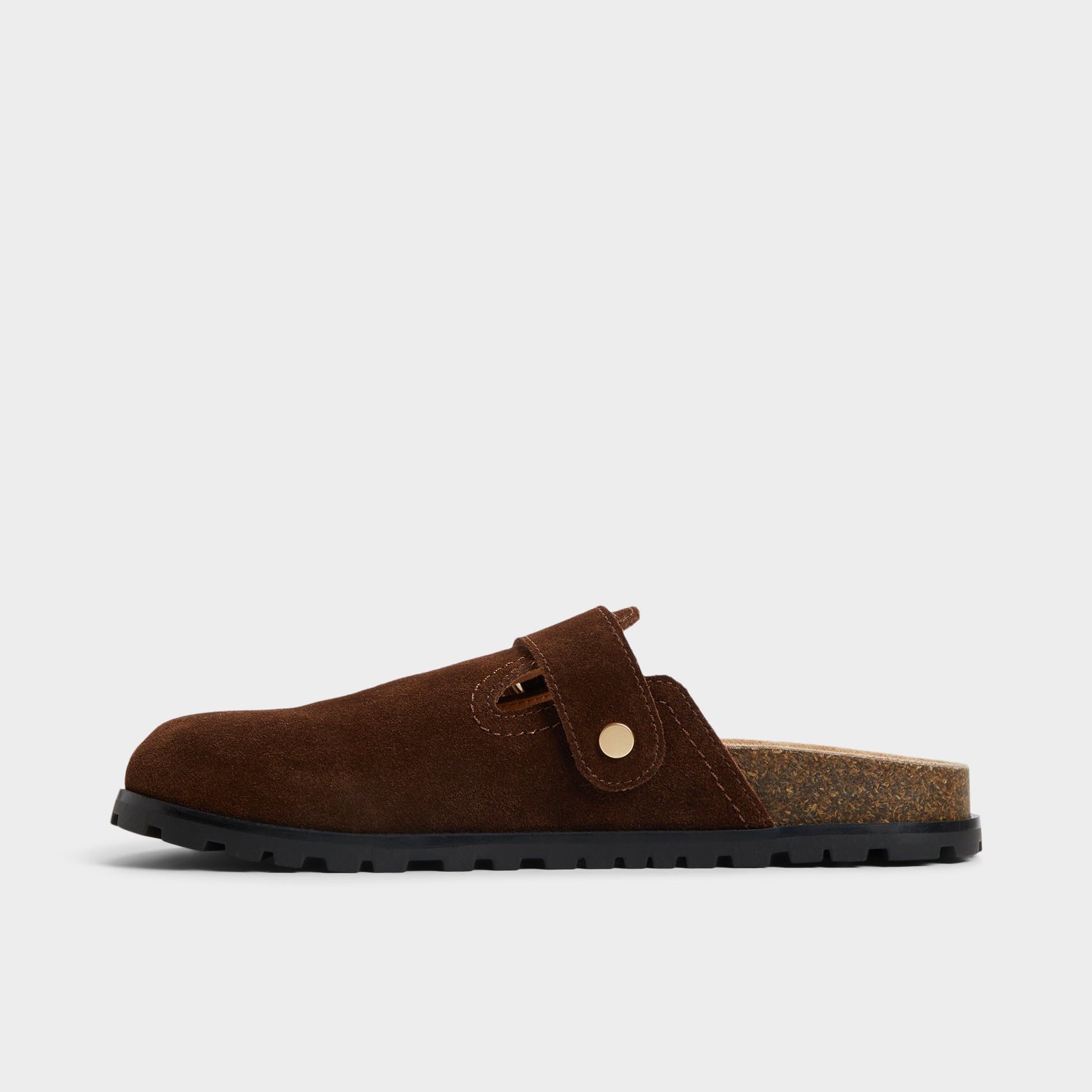 Side view of Dark Brown Viviania Mule