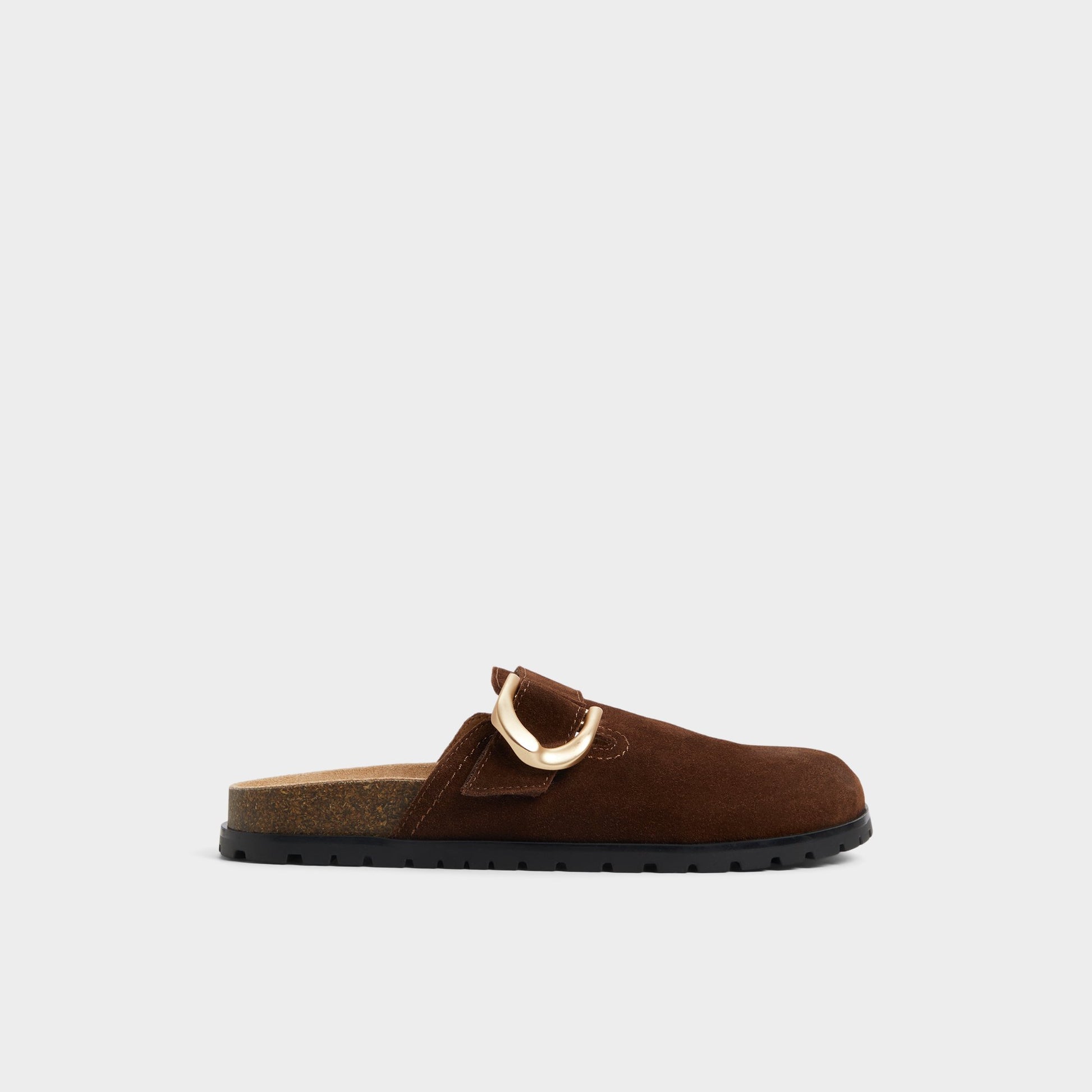 Main View of Dark Brown Viviania Mule for Womens