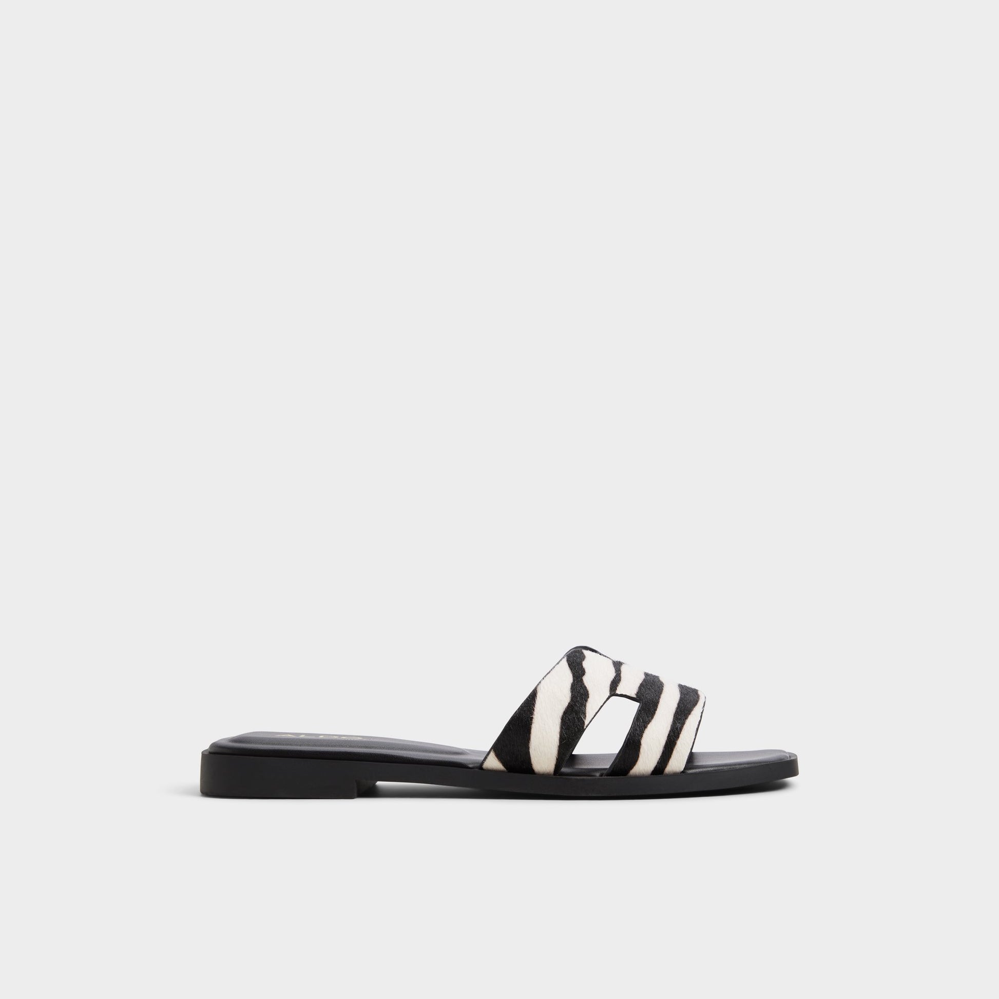 Main View of White/Black Itsandal Slide sandal for Womens