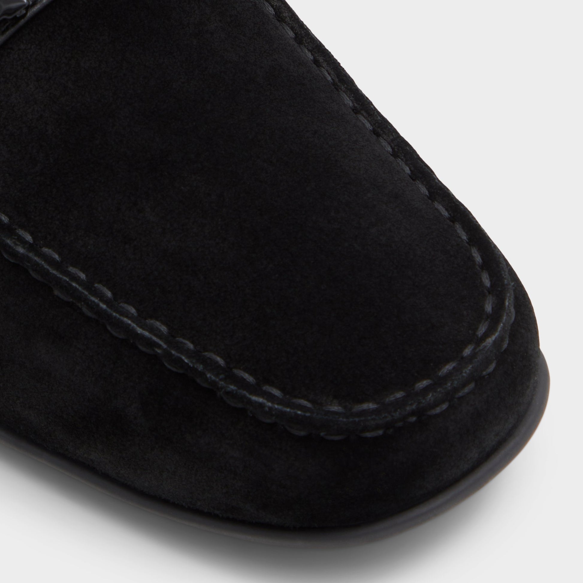 Close-up of the Black Scuderiia-in Loafer