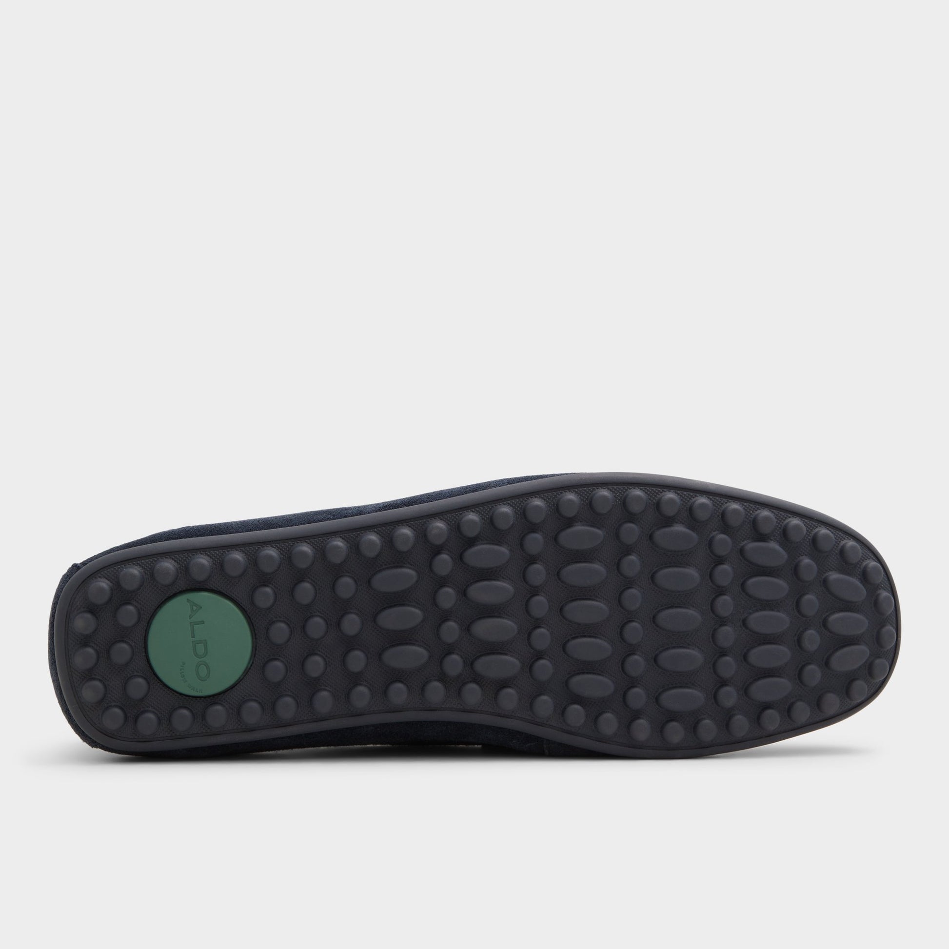 View of Navy Scuderiia-in Loafer's sole