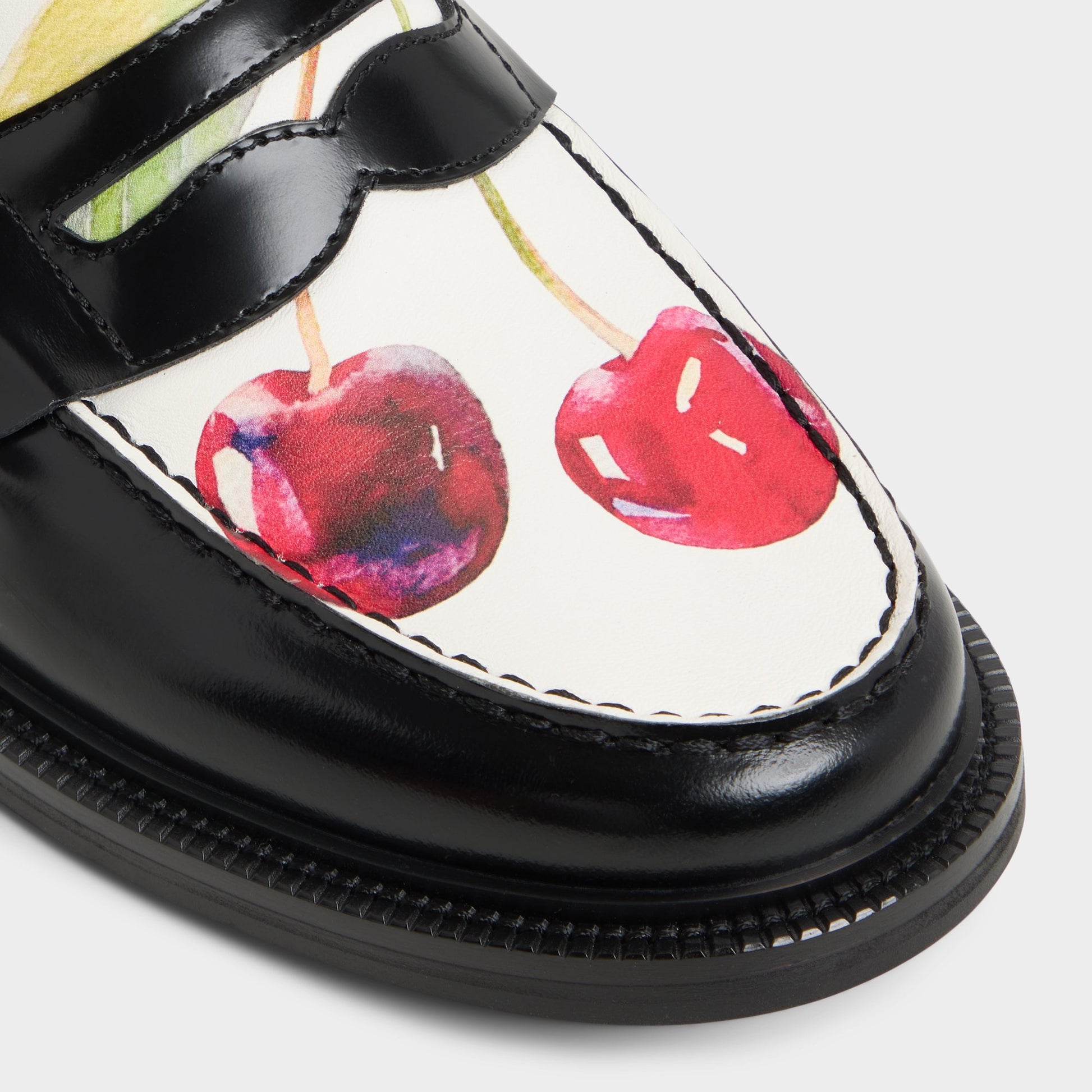 Close-up of the Other Black Buckley Loafer