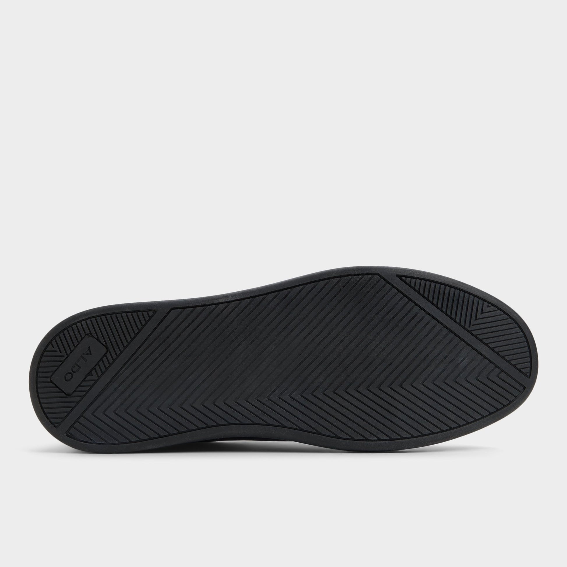 View of Open Black Jona Slip-on sneaker's sole