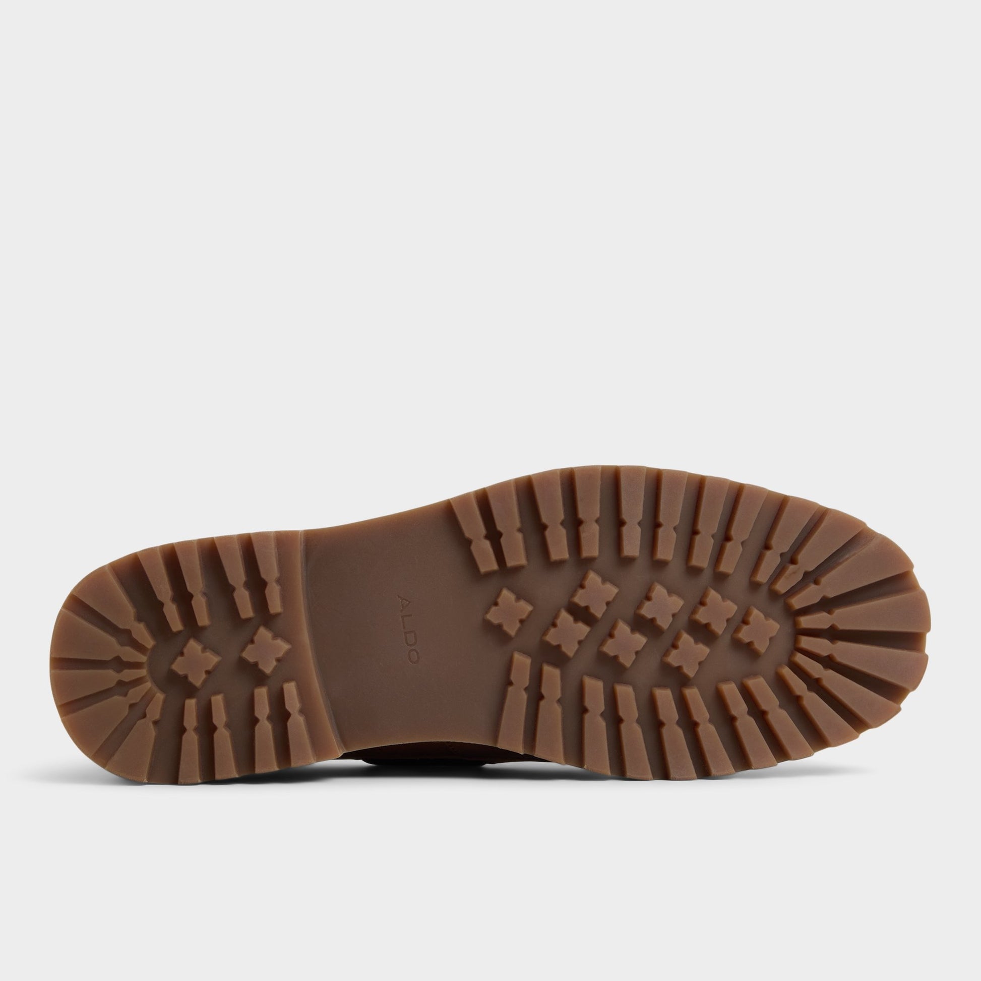 Vue de la semelle de Cognac Cedric Chaussures nautiques