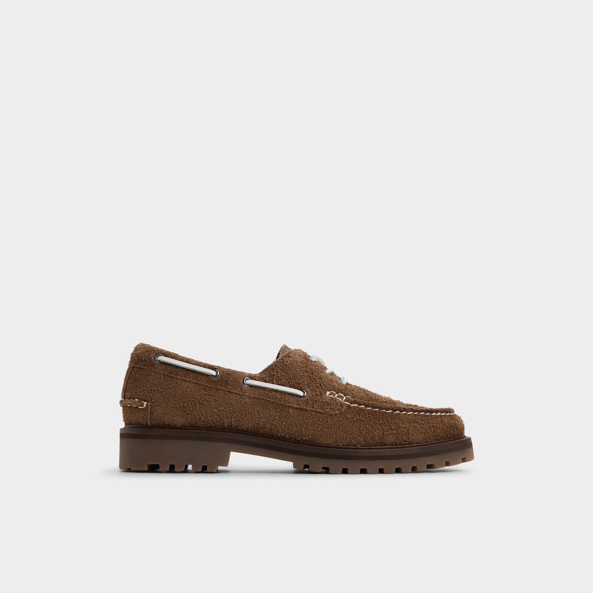 Main View of Open Brown Cedric Boat shoe for Mens