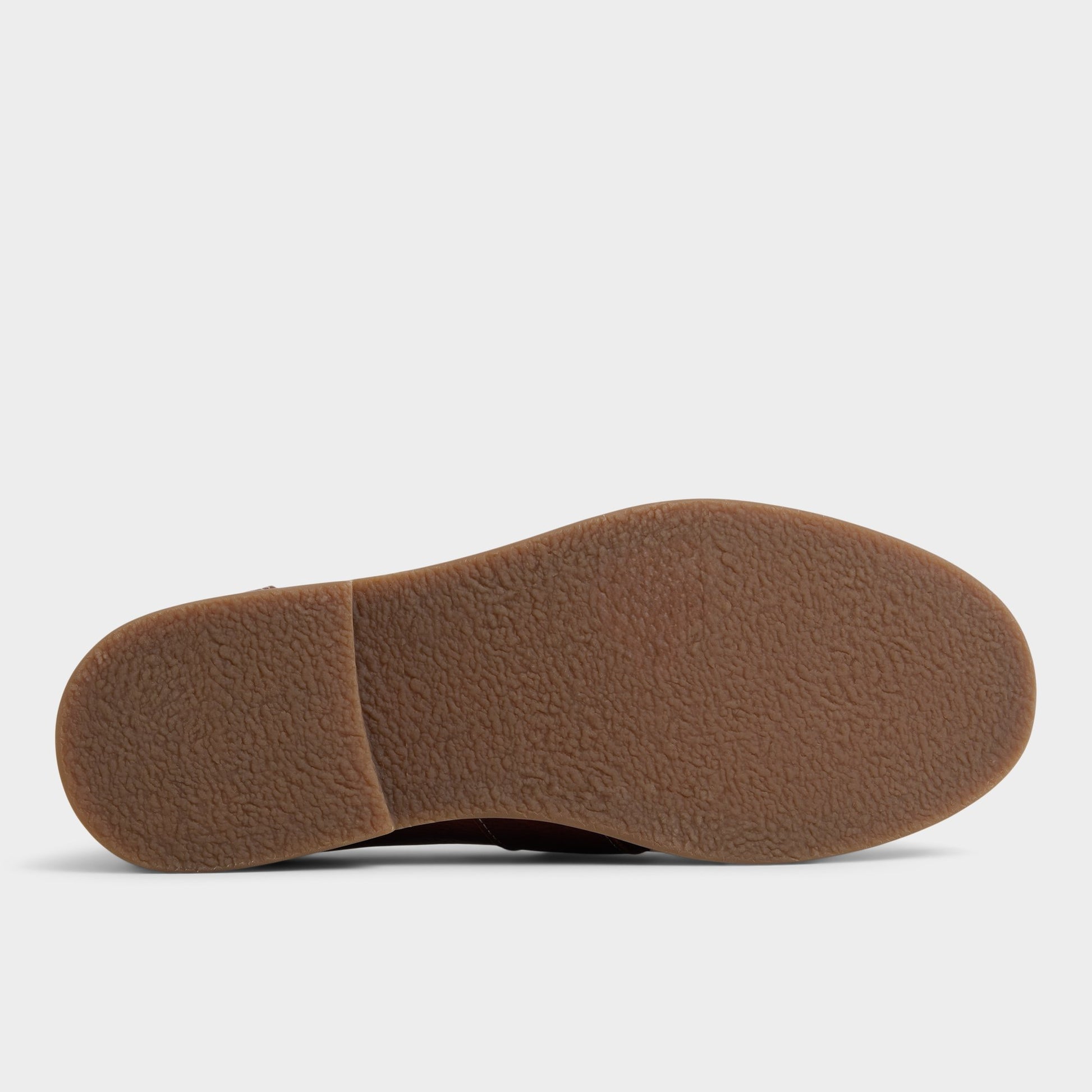 View of Tan Corbin Loafer's sole
