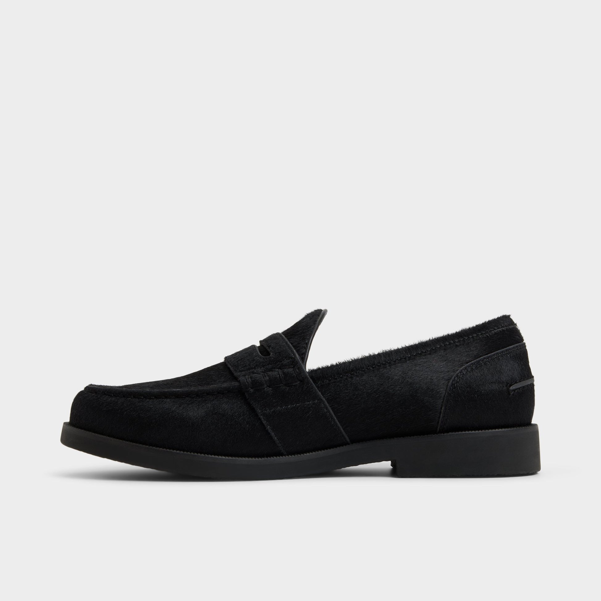 Side view of Black Corbin Loafer