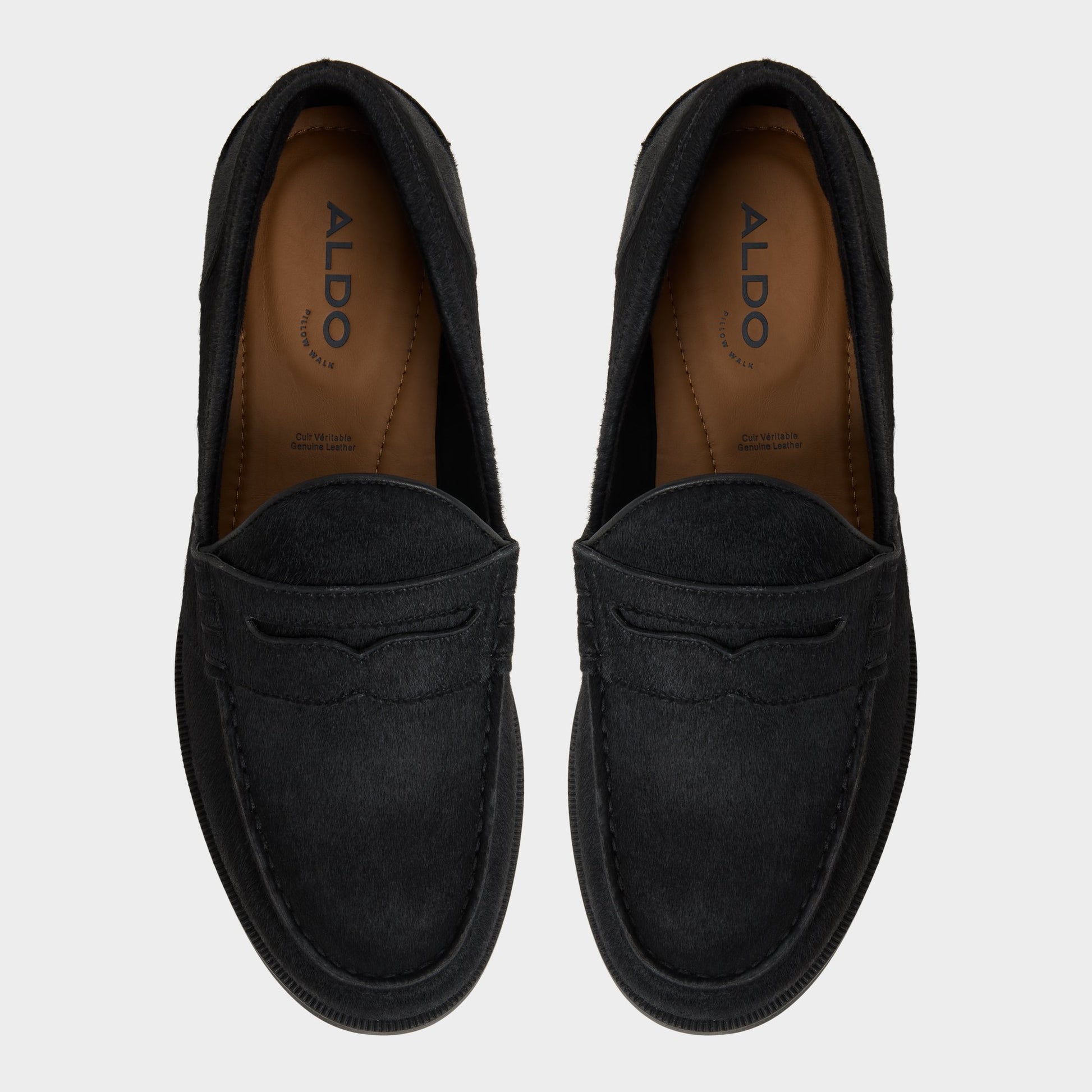 Top-down view of the Black Corbin Loafer