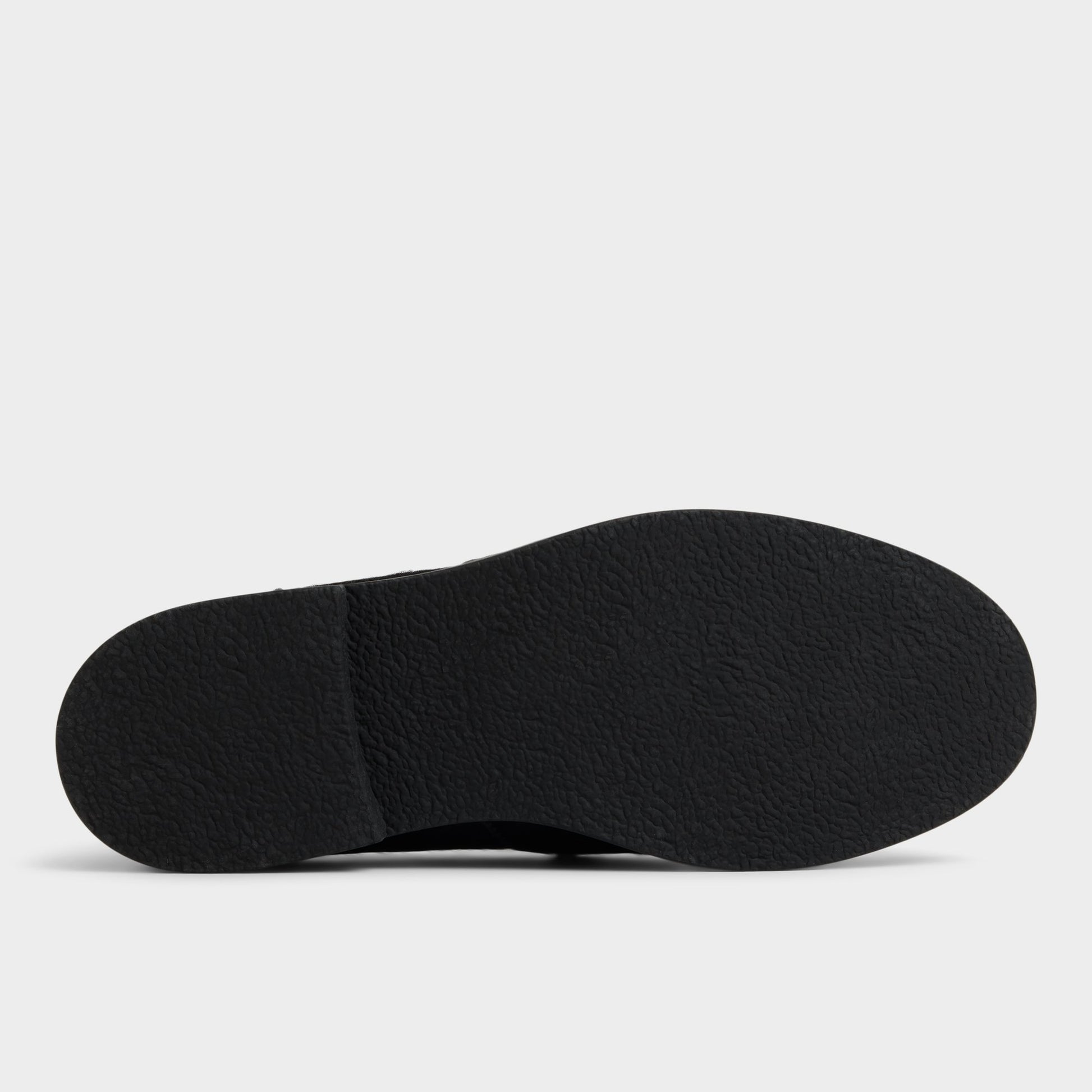 View of Black Corbin Loafer's sole