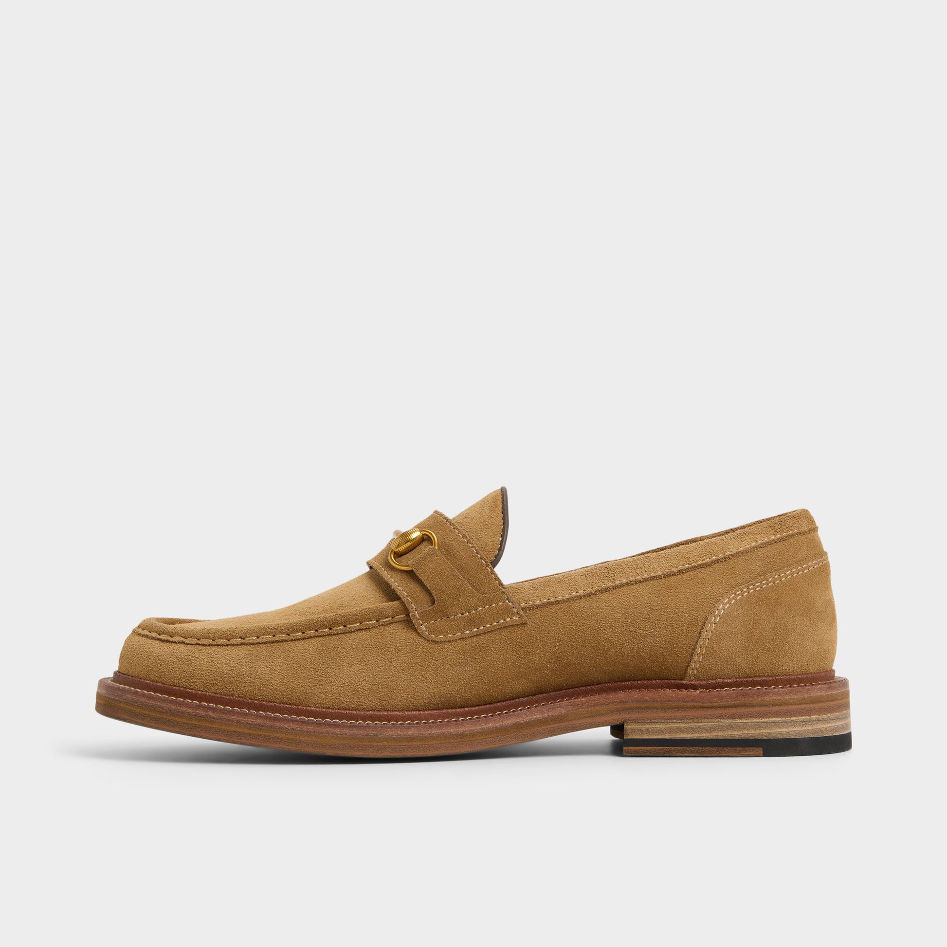 Side view of Sand Arturo Loafer