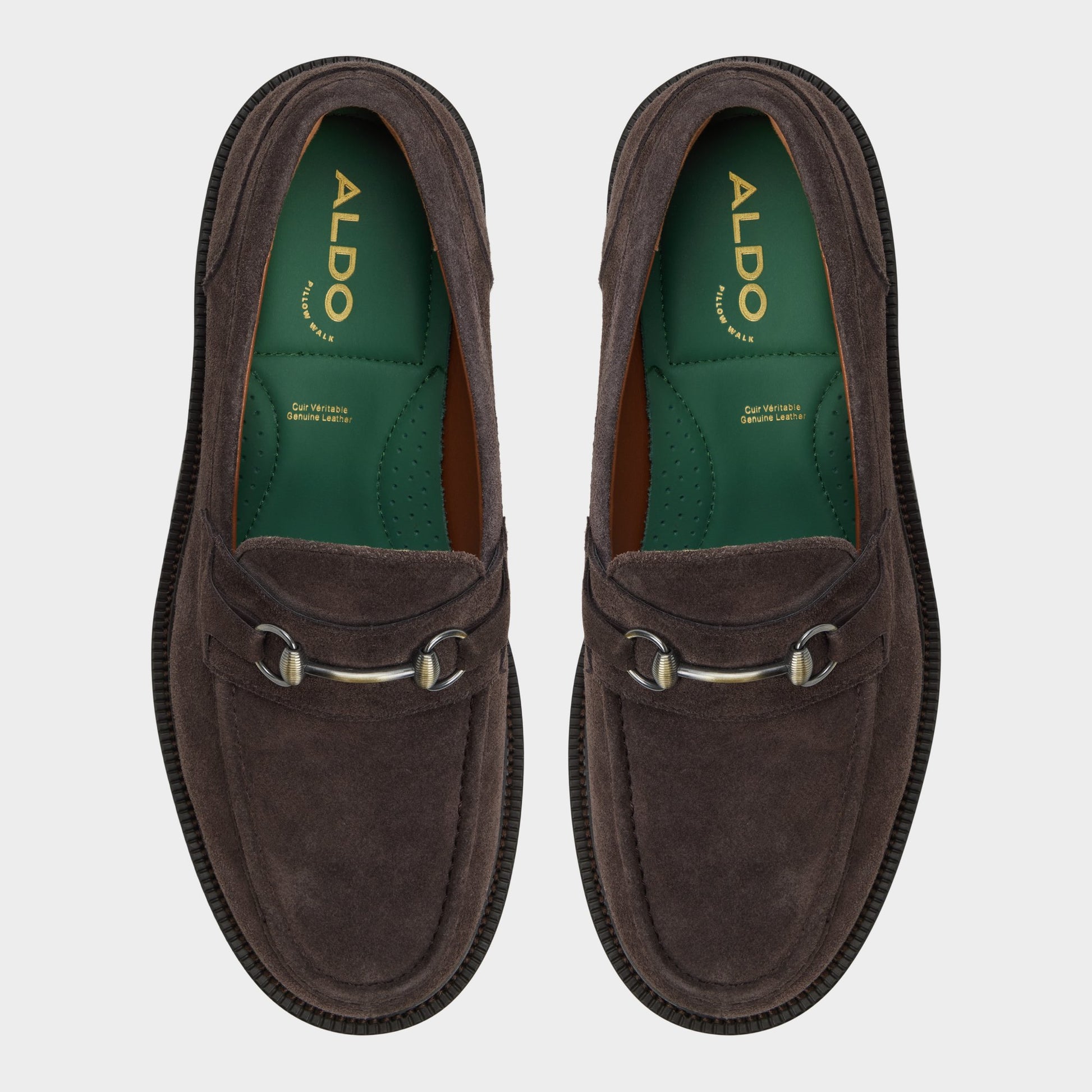 Top-down view of the Dark Brown Arturo Loafer