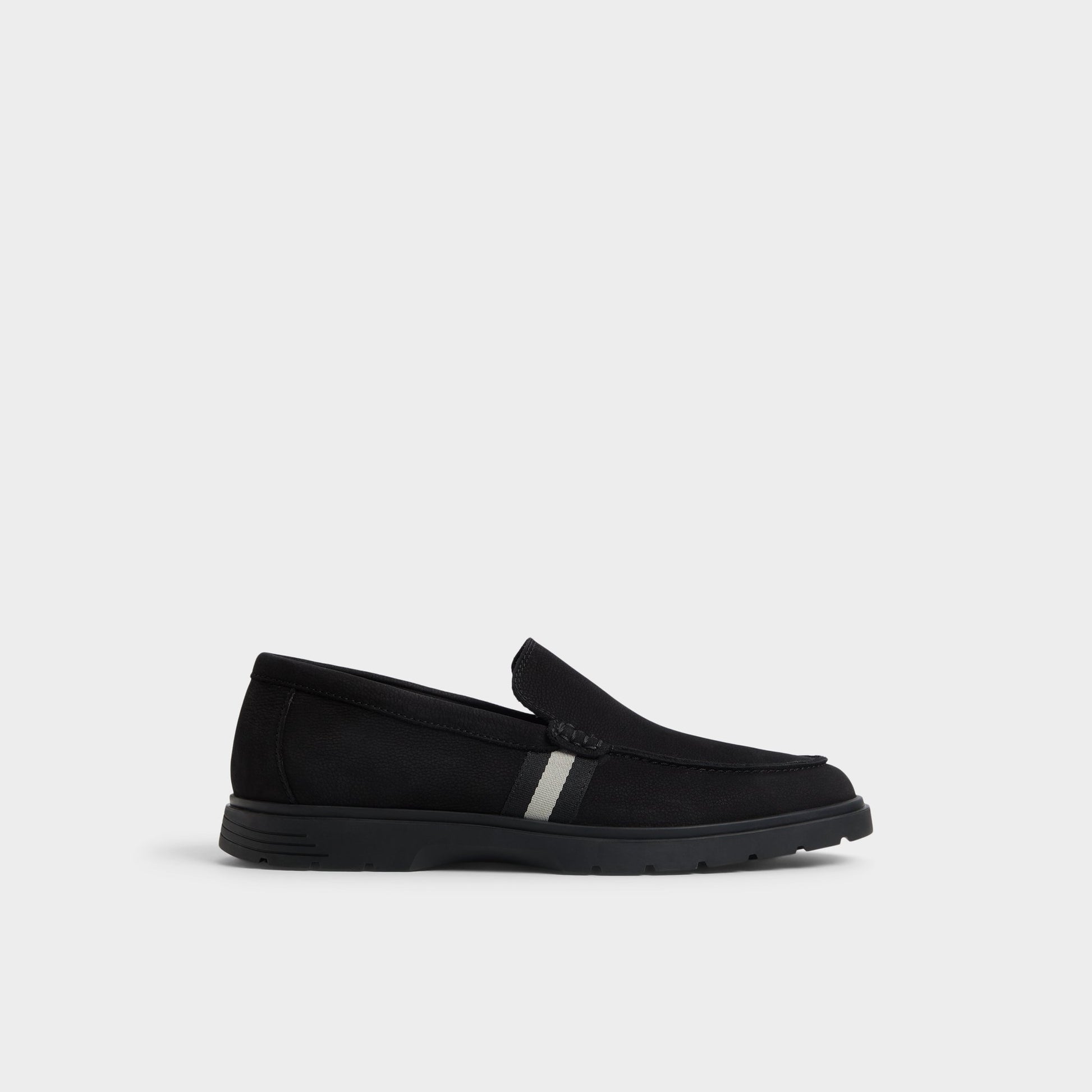 Main View of Open Black Odis Loafer for Mens