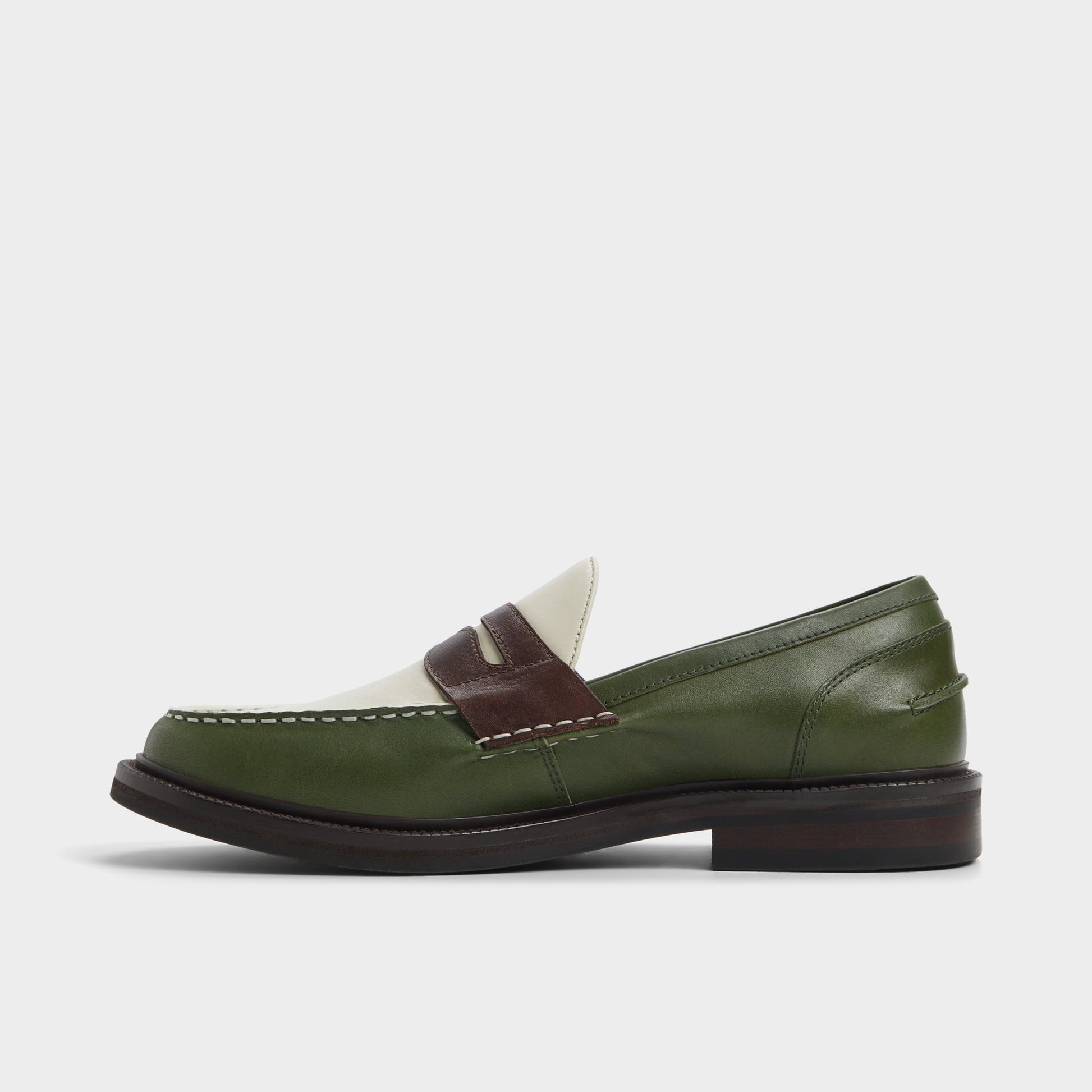 Side view of Moss Buckley Loafer