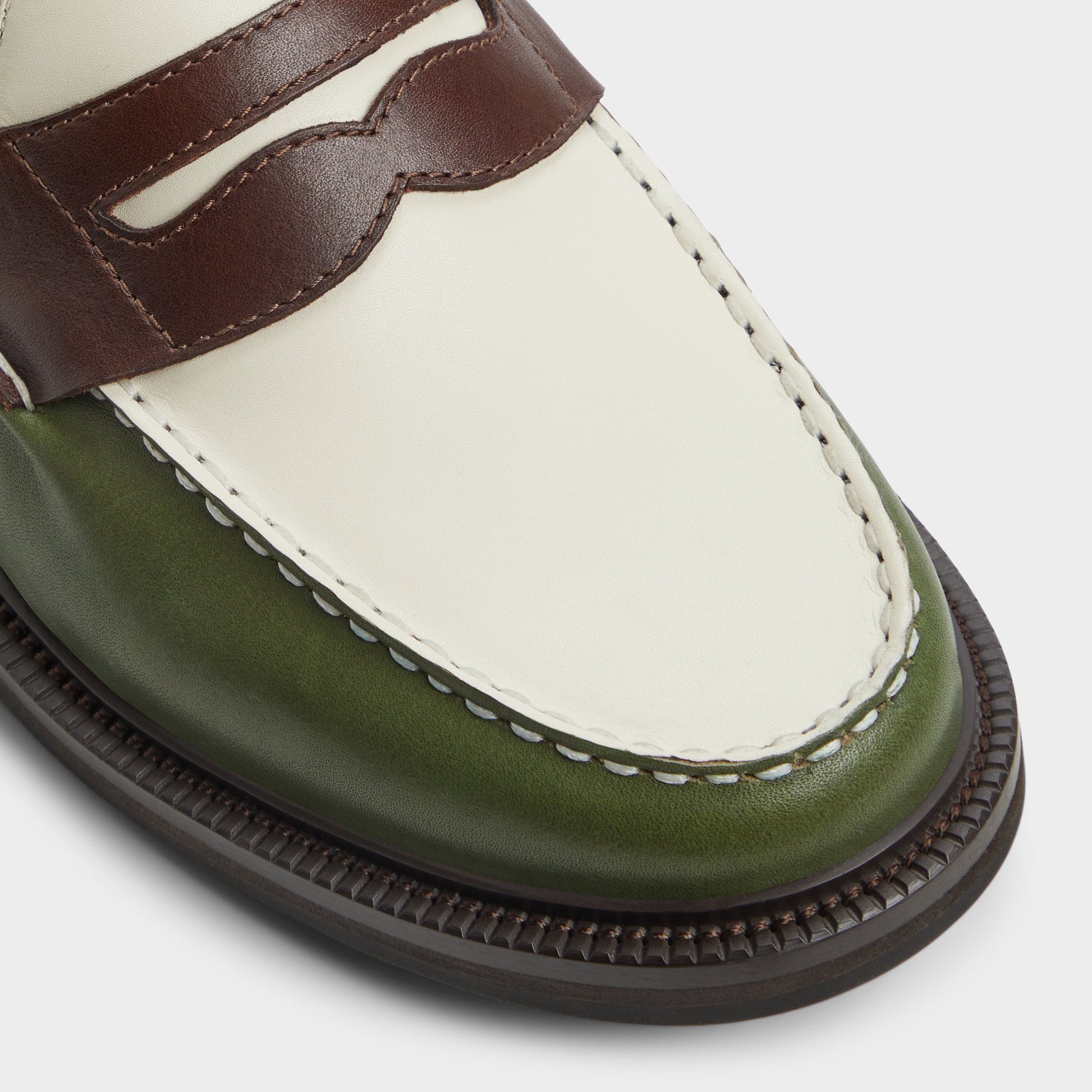 Close-up of the Moss Buckley Loafer