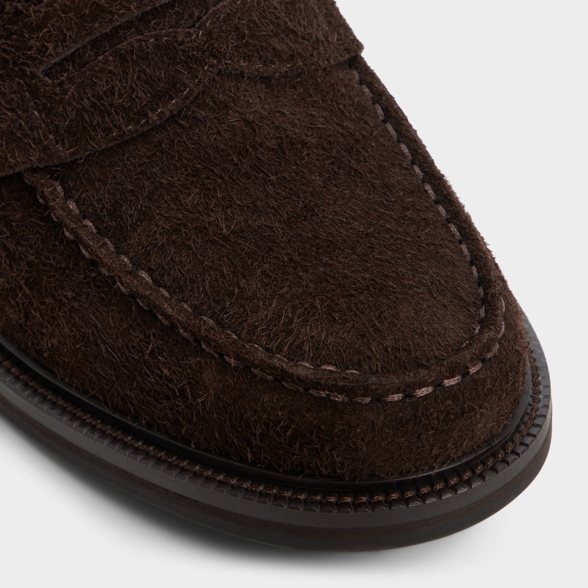 Close-up of the Medium Brown Buckley Loafer