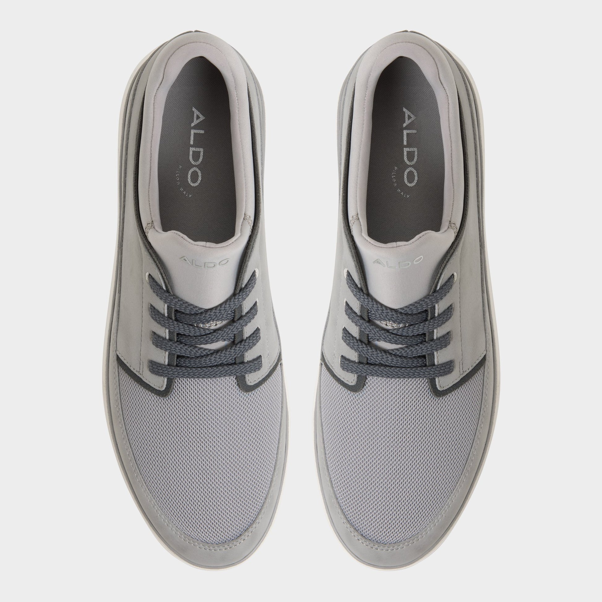 Top-down view of the Grey Kurtis Low top sneaker