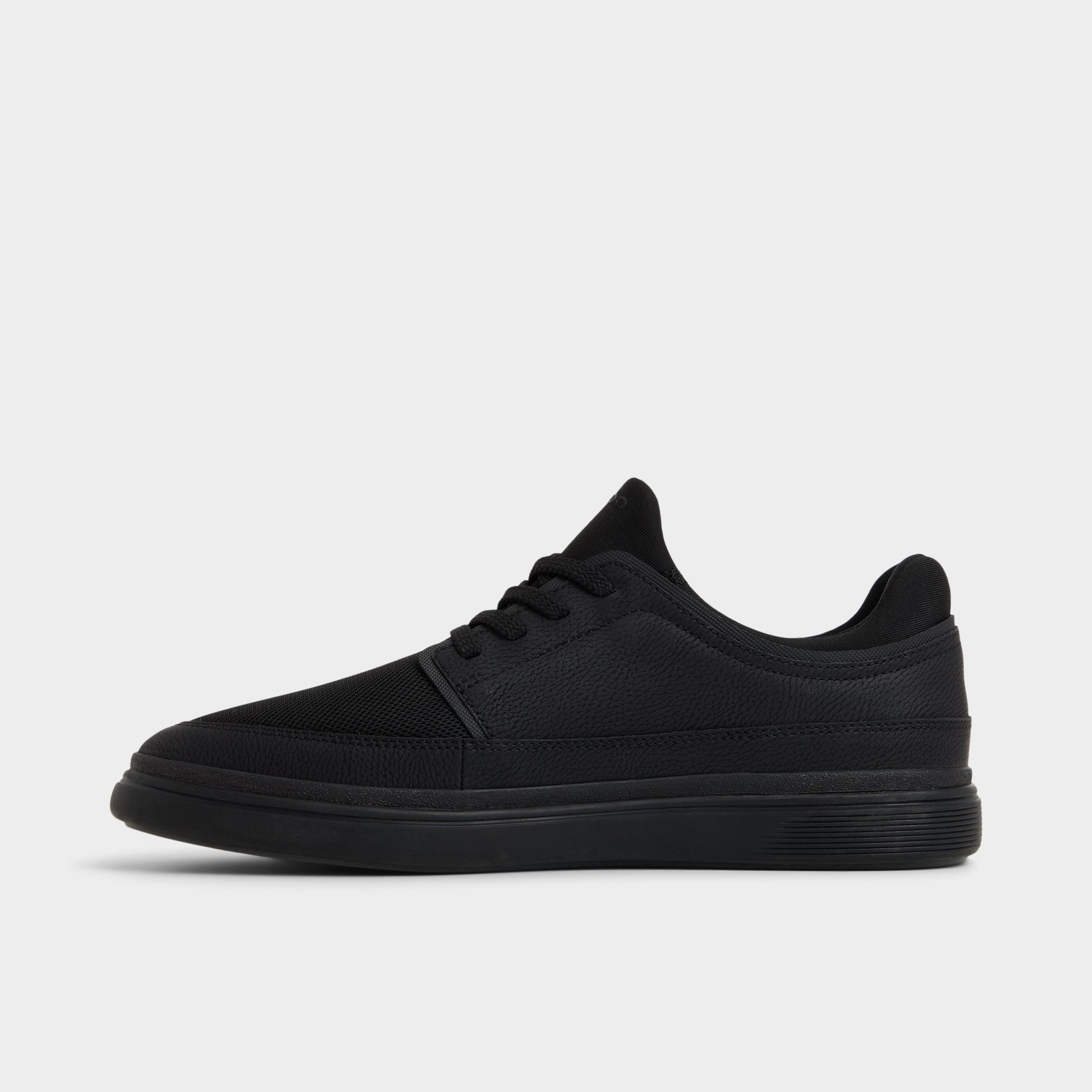 Side view of Black Kurtis Low top sneaker