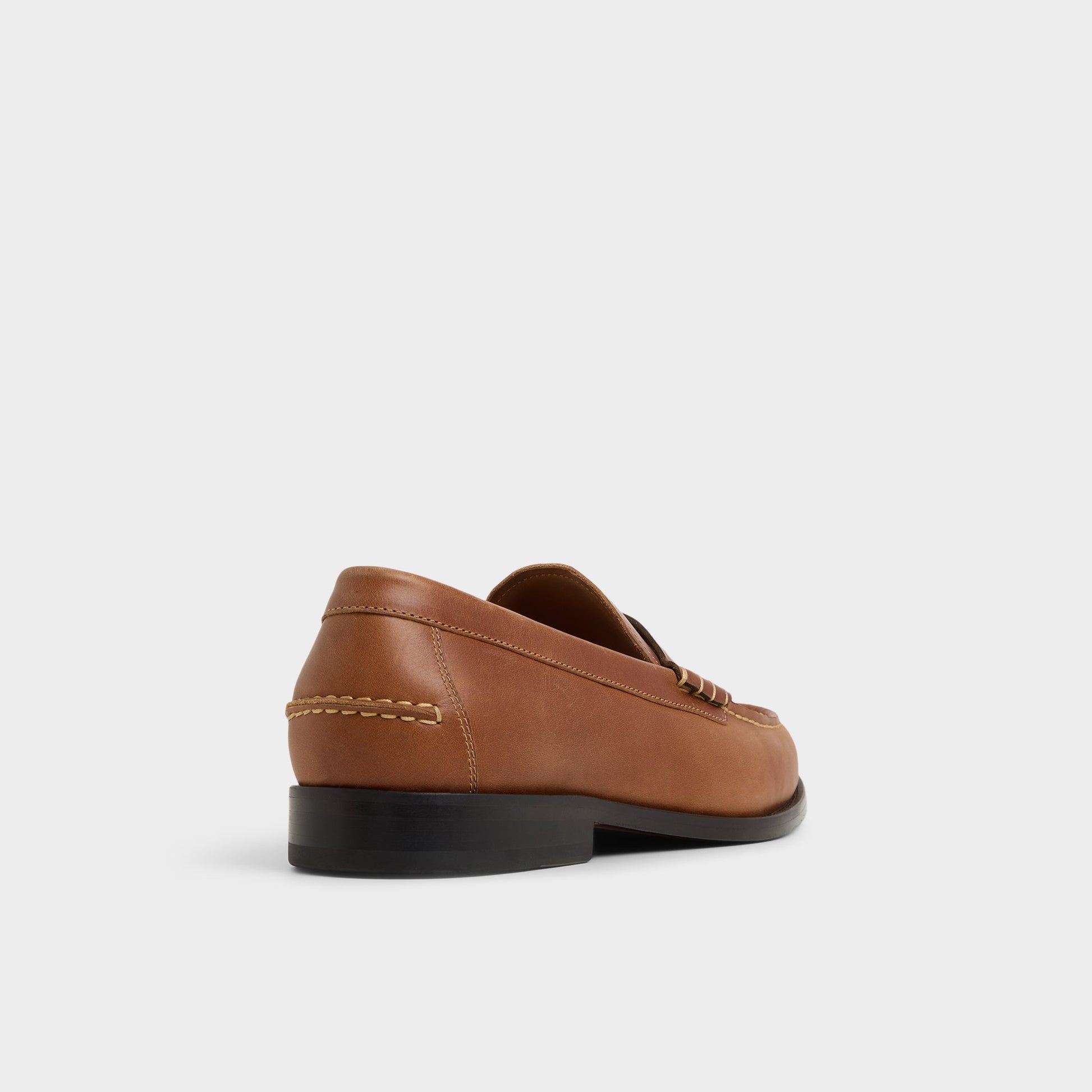 Three-quarter angle of Cognac Jarom Loafer's back side