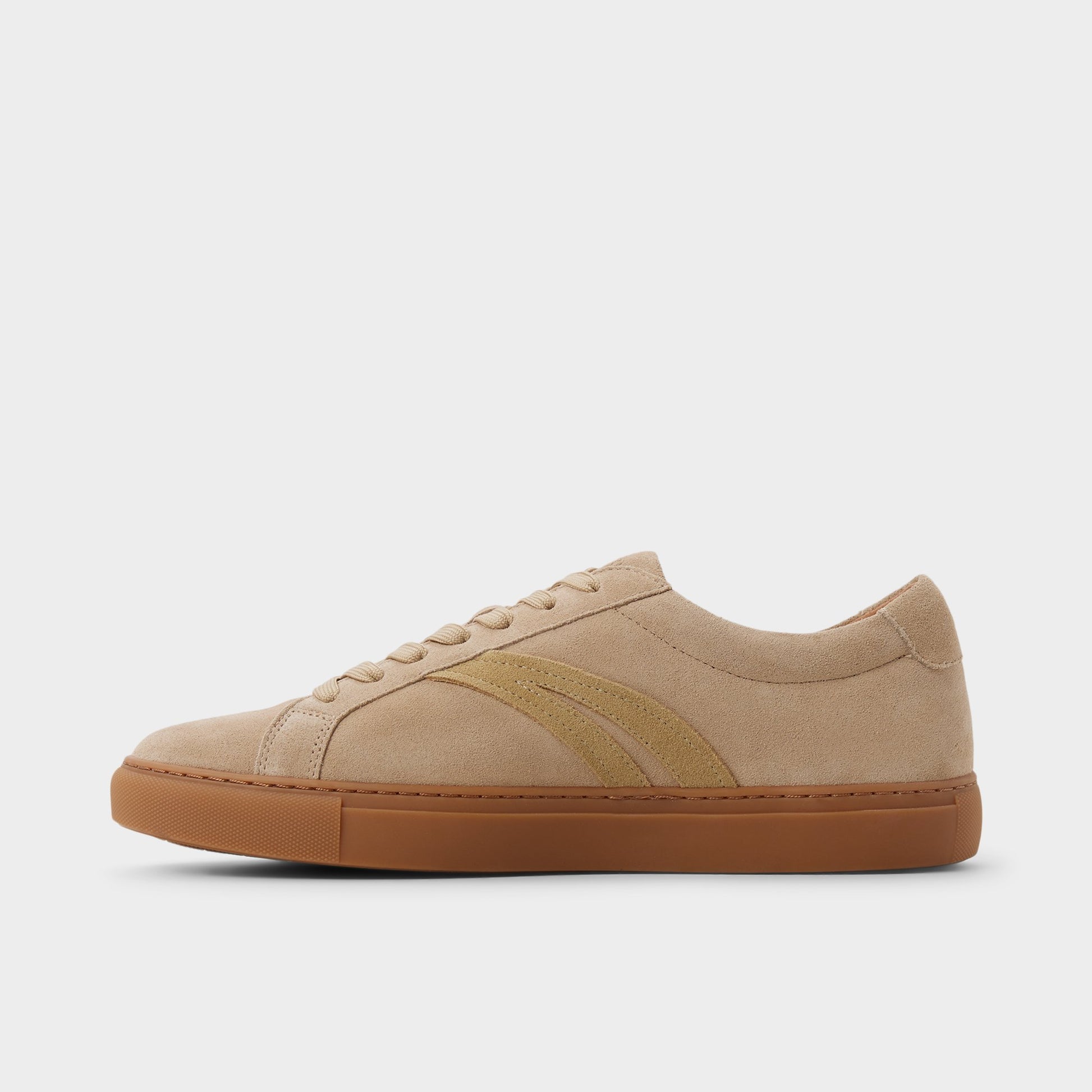 Side view of Sand Leroy Low top sneaker
