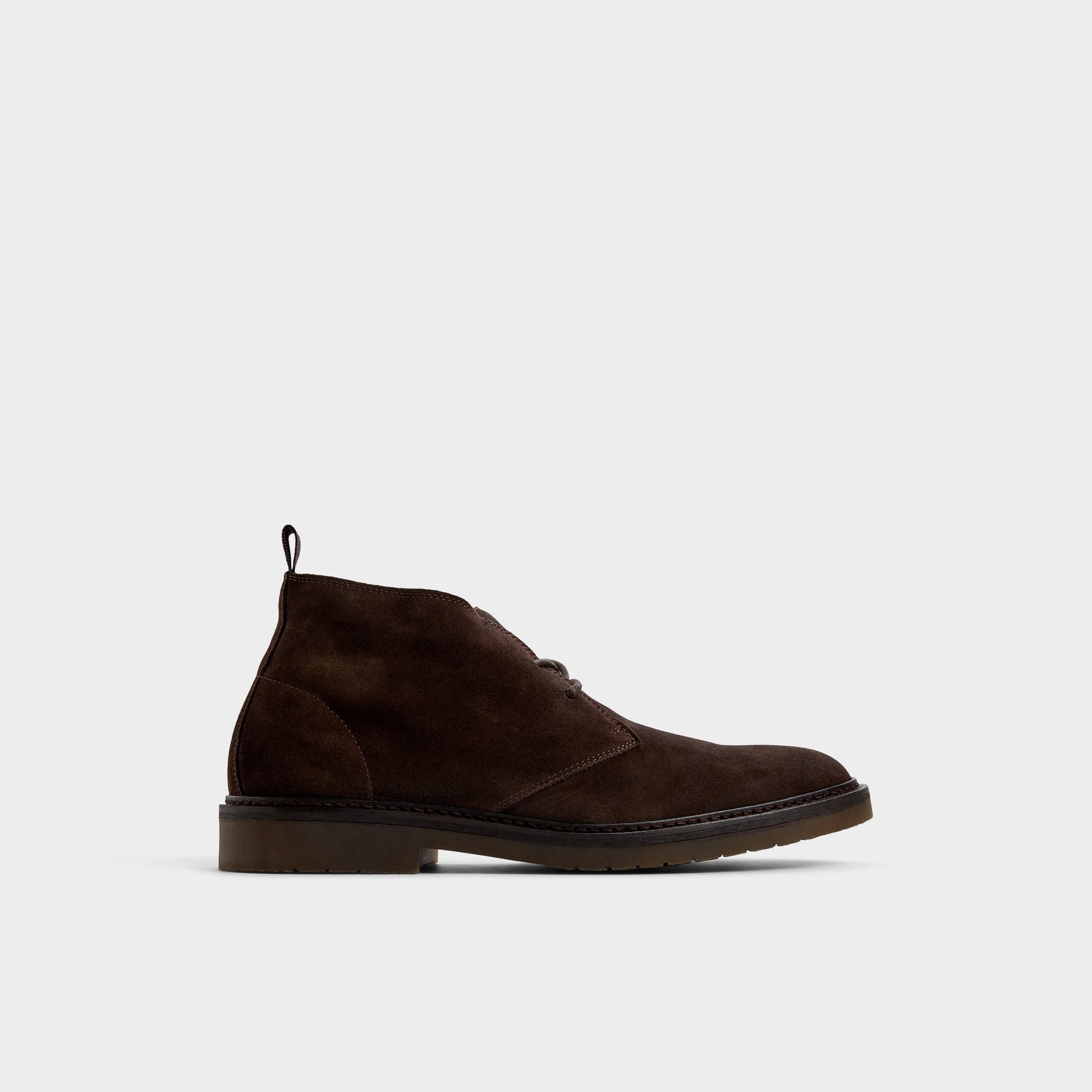 Main View of Dark Brown Zucca Chukka boot for Mens