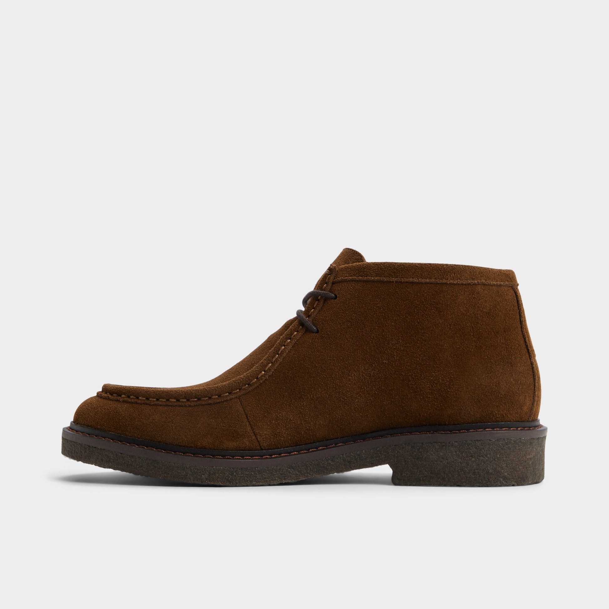 Vue latérale de Beige Foncé Milade Bottillon