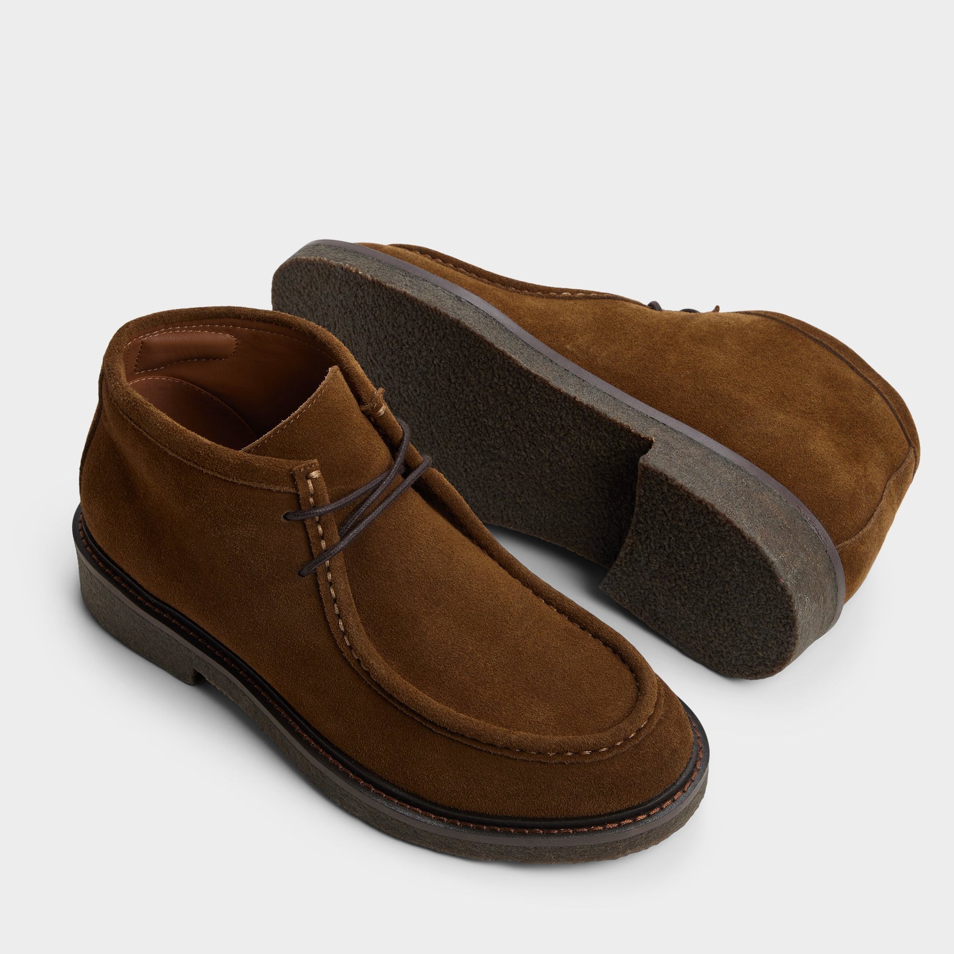 Vue en surbrillance d'une paire de Beige Foncé Milade Bottillon s