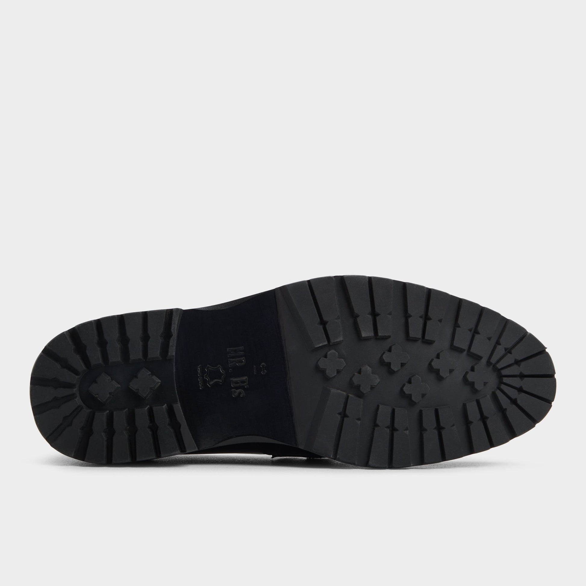 View of Black Hanson Loafer's sole