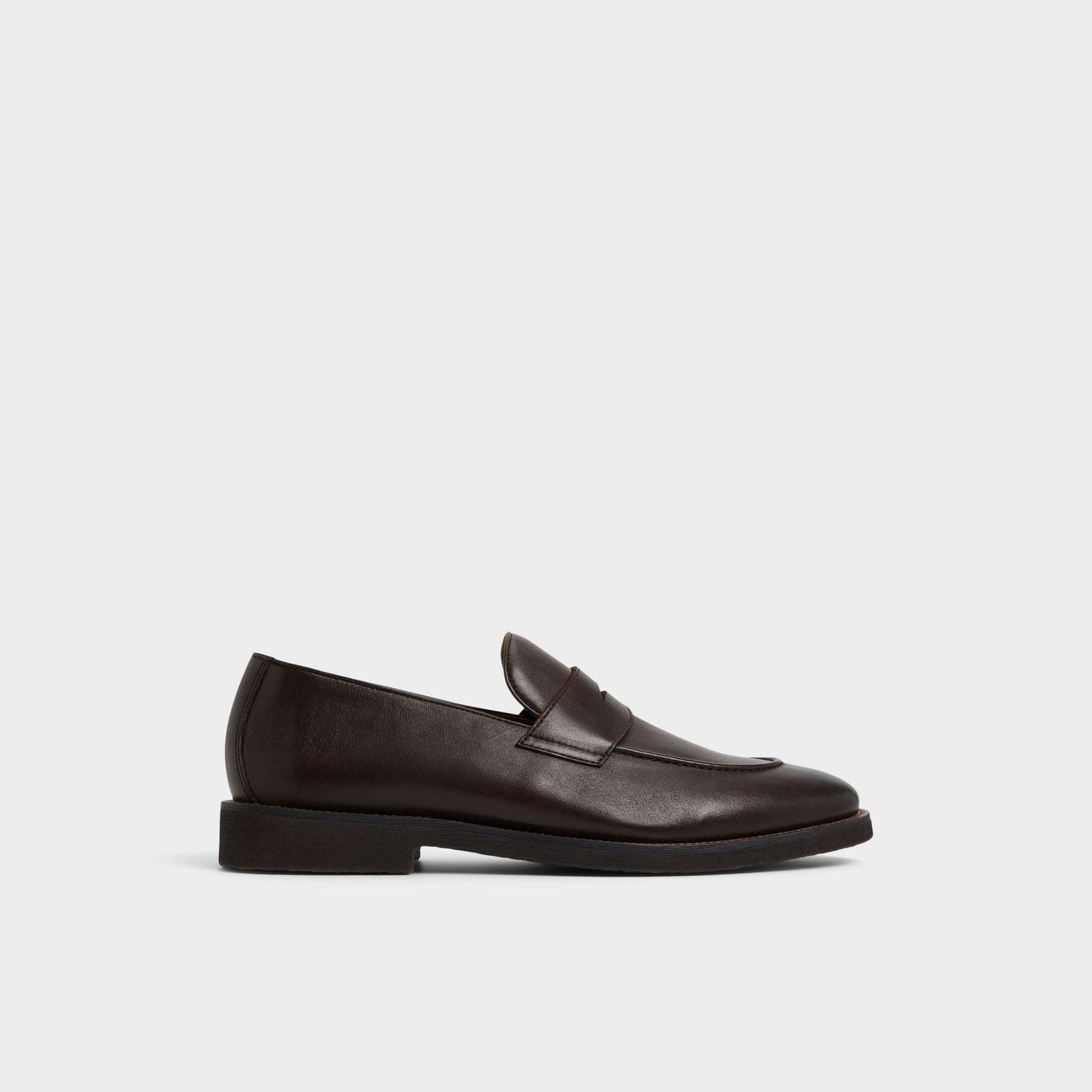 Main View of Dark Brown Mack Loafer for Mens