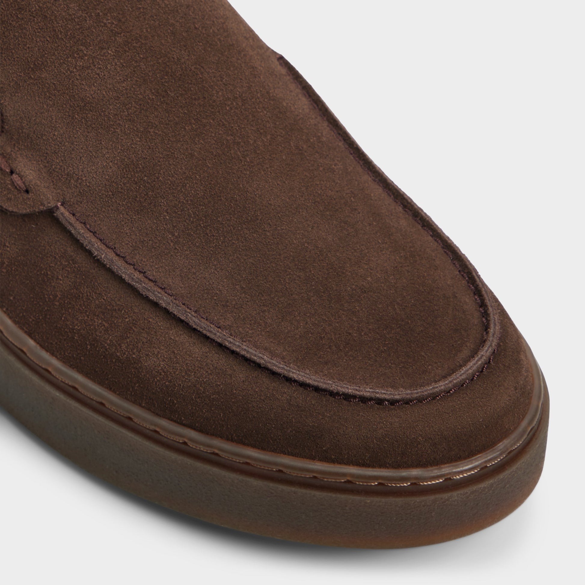 Close-up of the Dark Brown Vargas Loafer