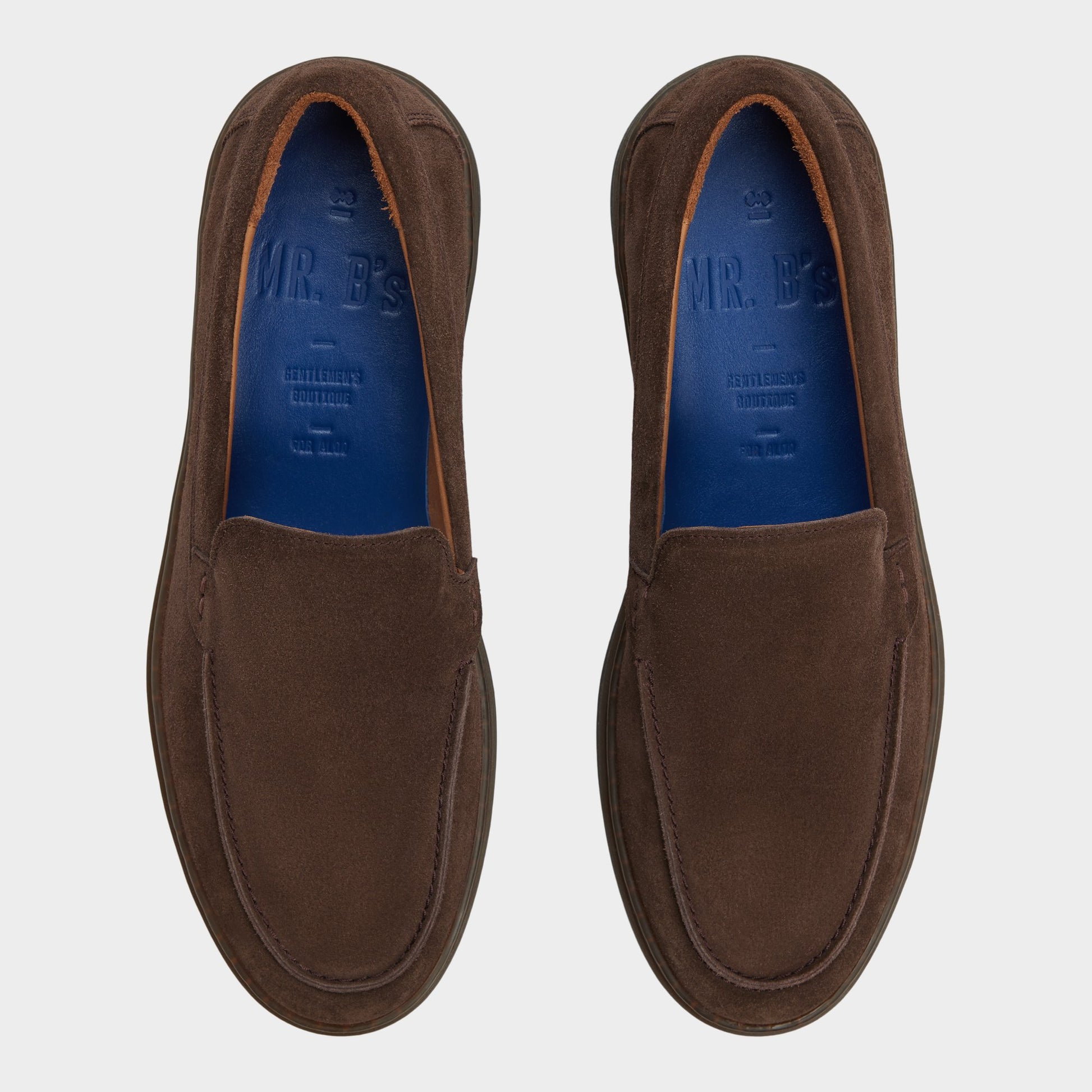 Top-down view of the Dark Brown Vargas Loafer