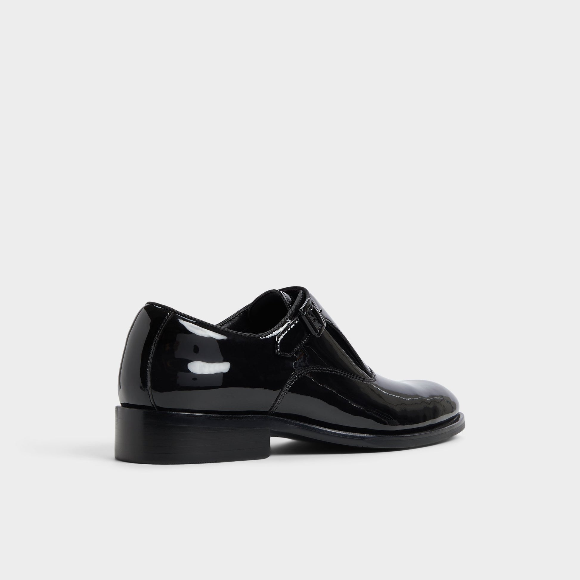 Angle de trois quarts de l'arrière de Autre Noir Bejamin Flâneur double boucle