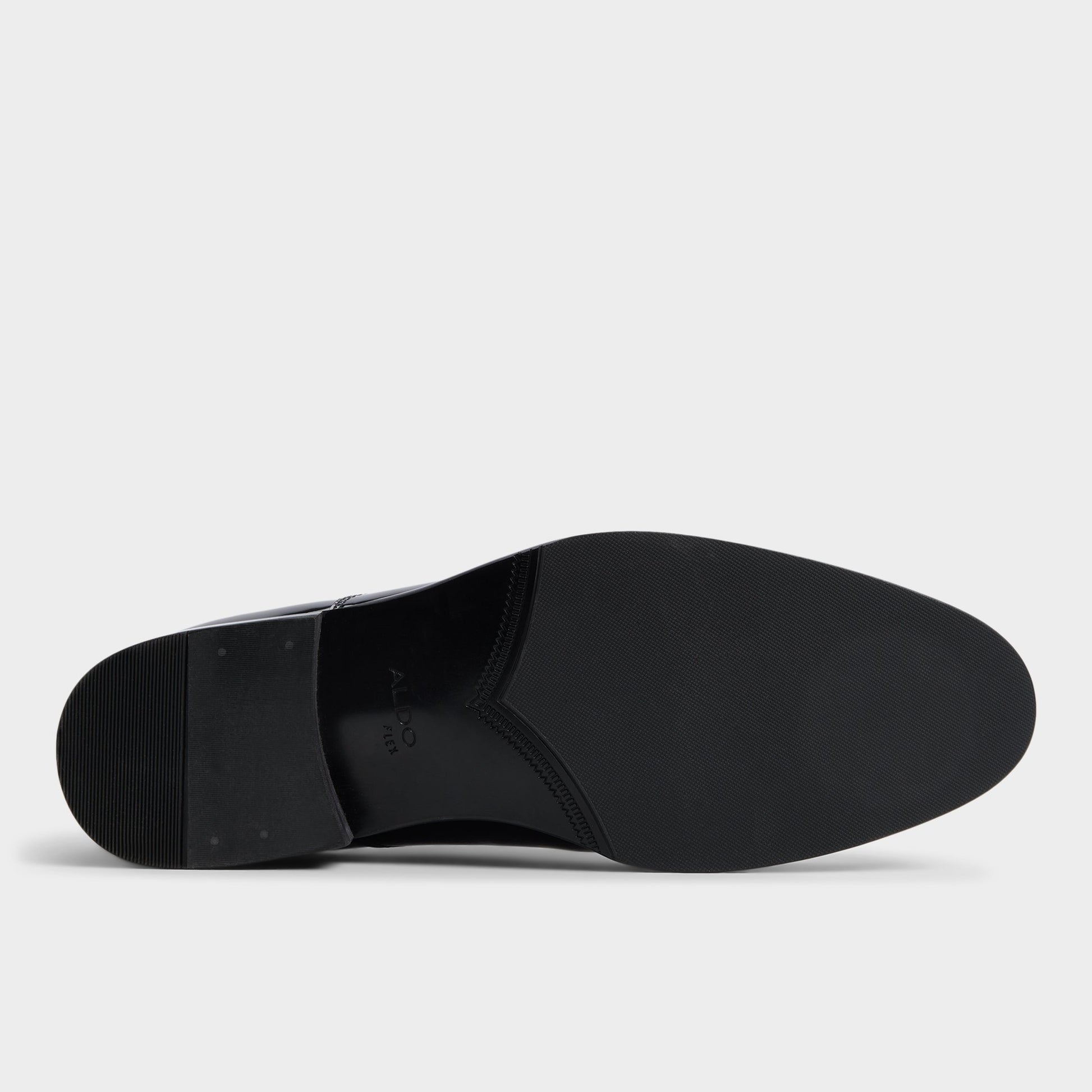 Vue de la semelle de Autre Noir Bejamin Flâneur double boucle