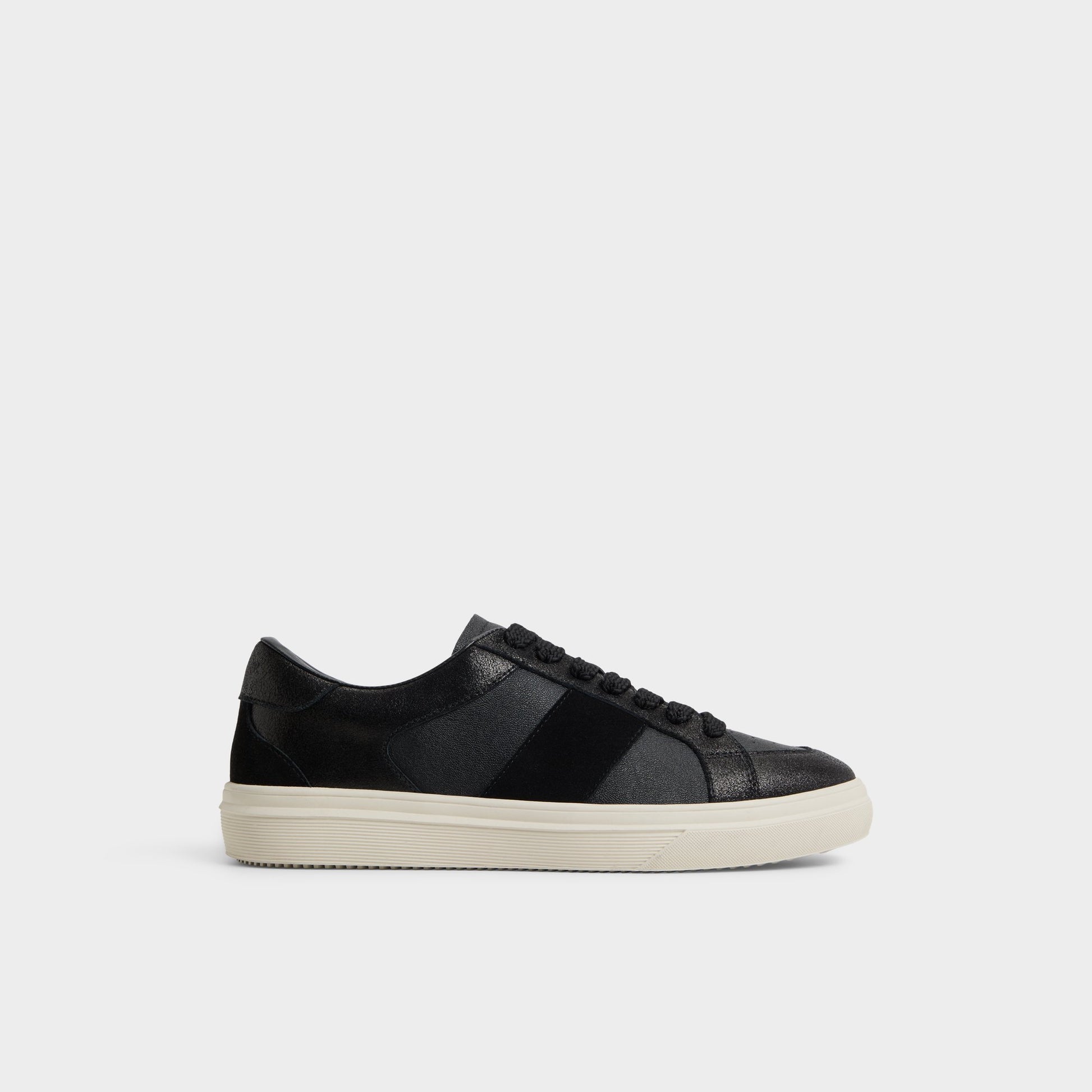 Main View of Black Braxton Low top sneaker for Mens