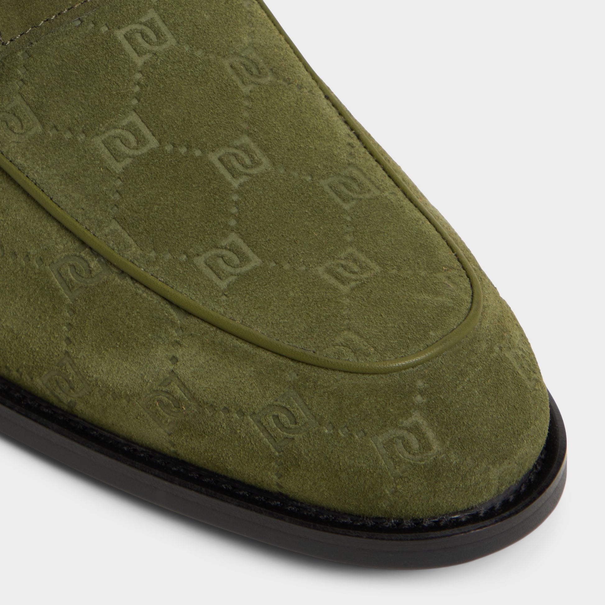 Close-up of the Khaki Beck Loafer
