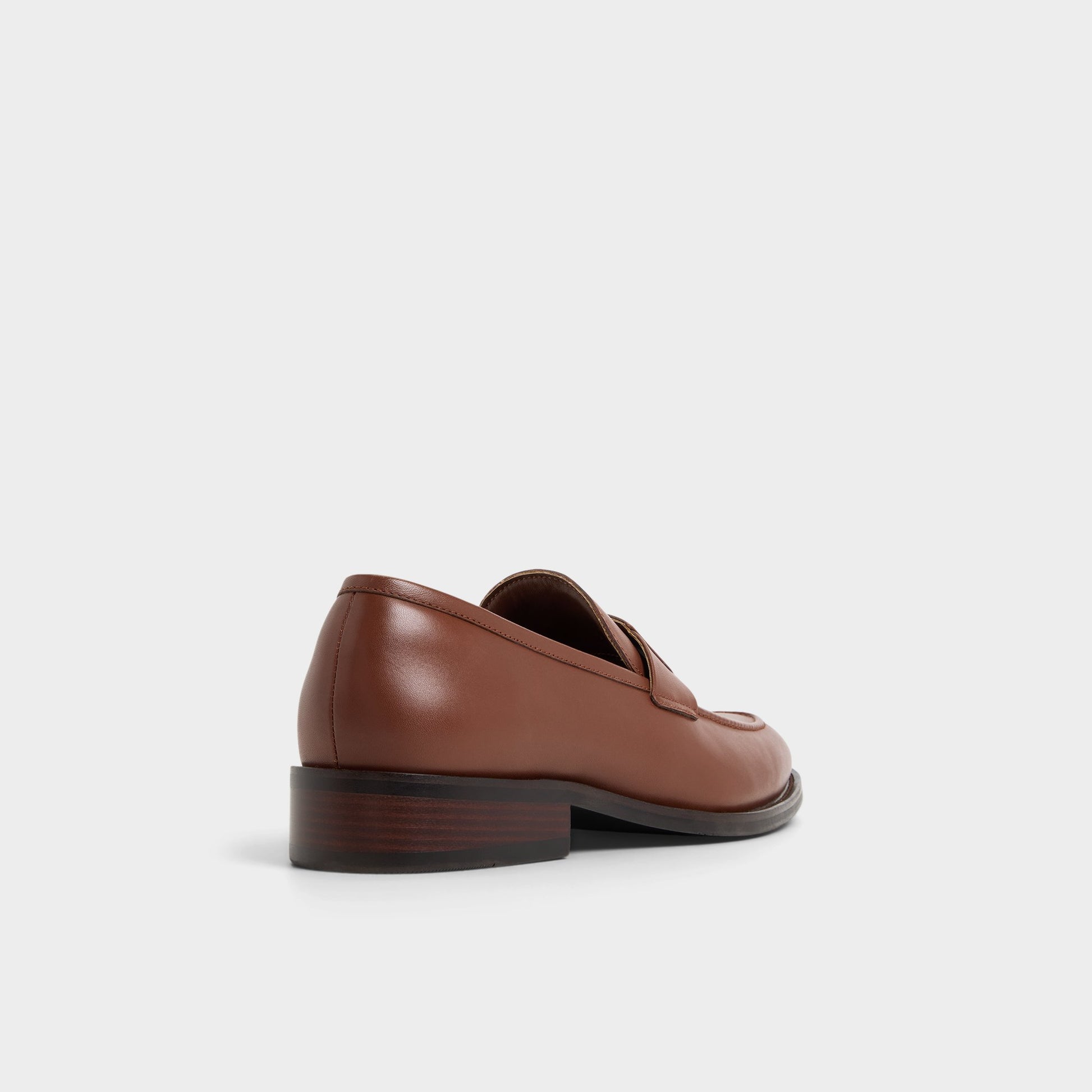Three-quarter angle of Other Brown Beck Loafer's back side