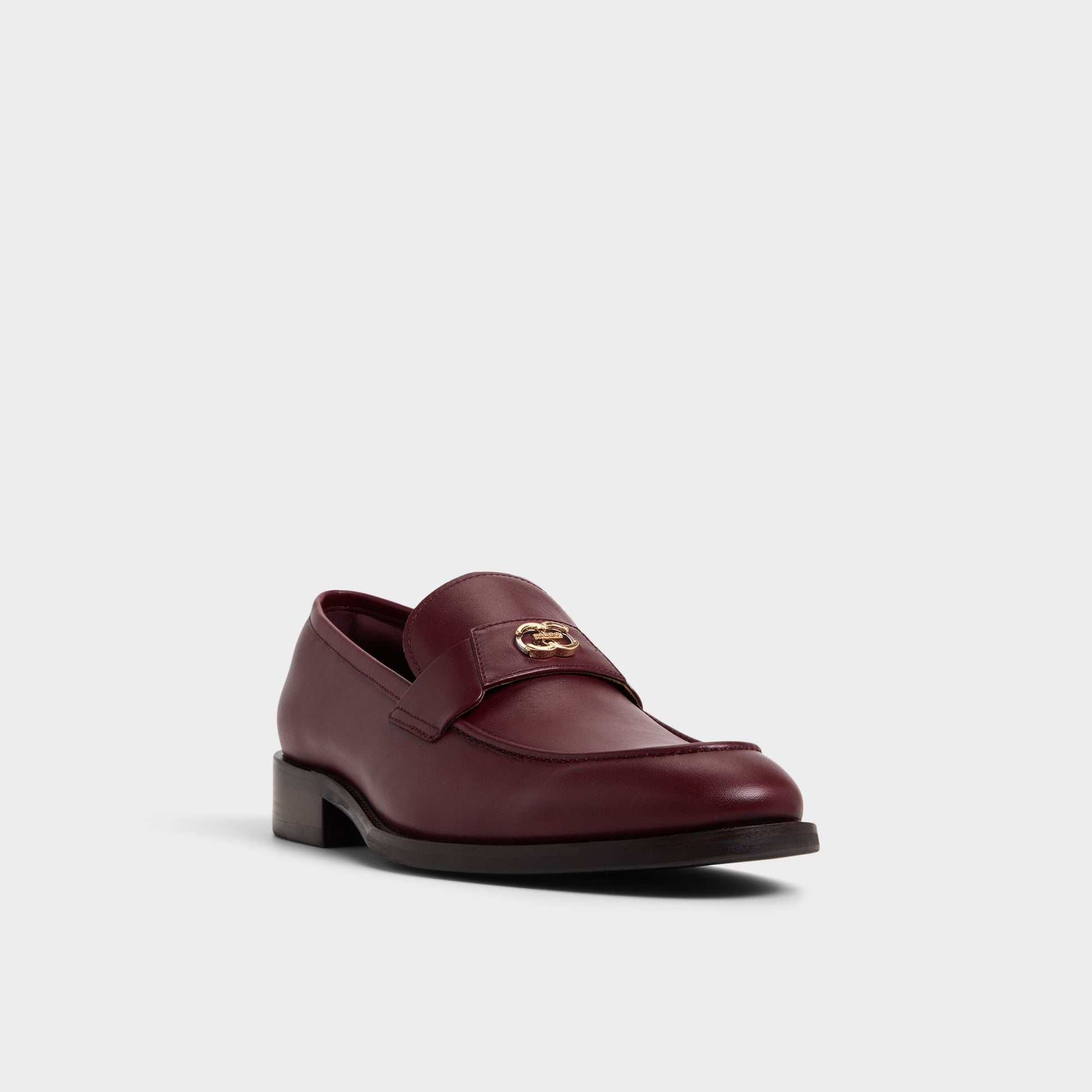 Three-quarter angle of Other red Beck Loafer's front side
