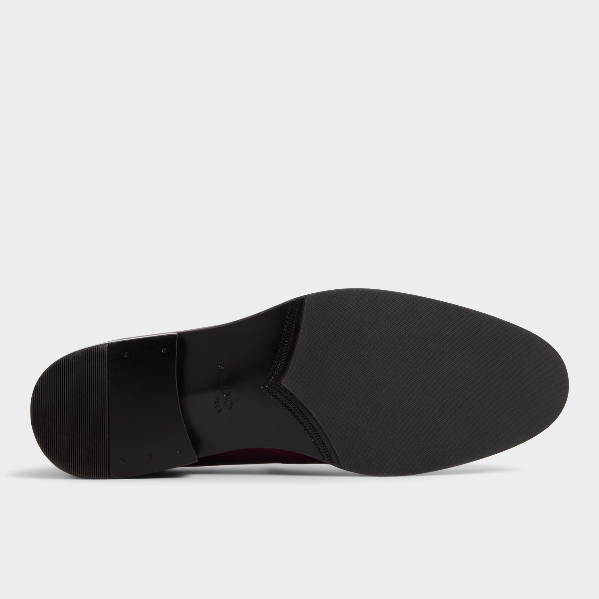 View of Other red Beck Loafer's sole