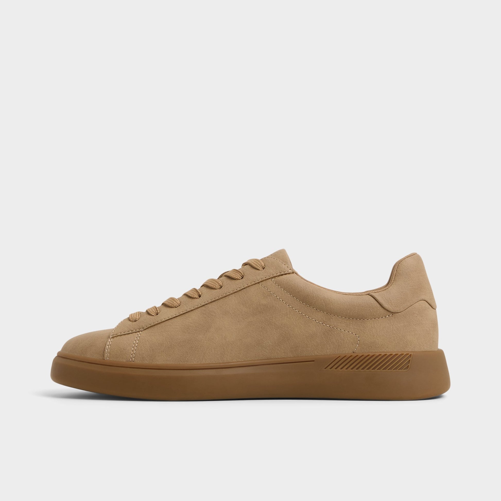 Side view of Light Beige Coolspec Low top sneaker