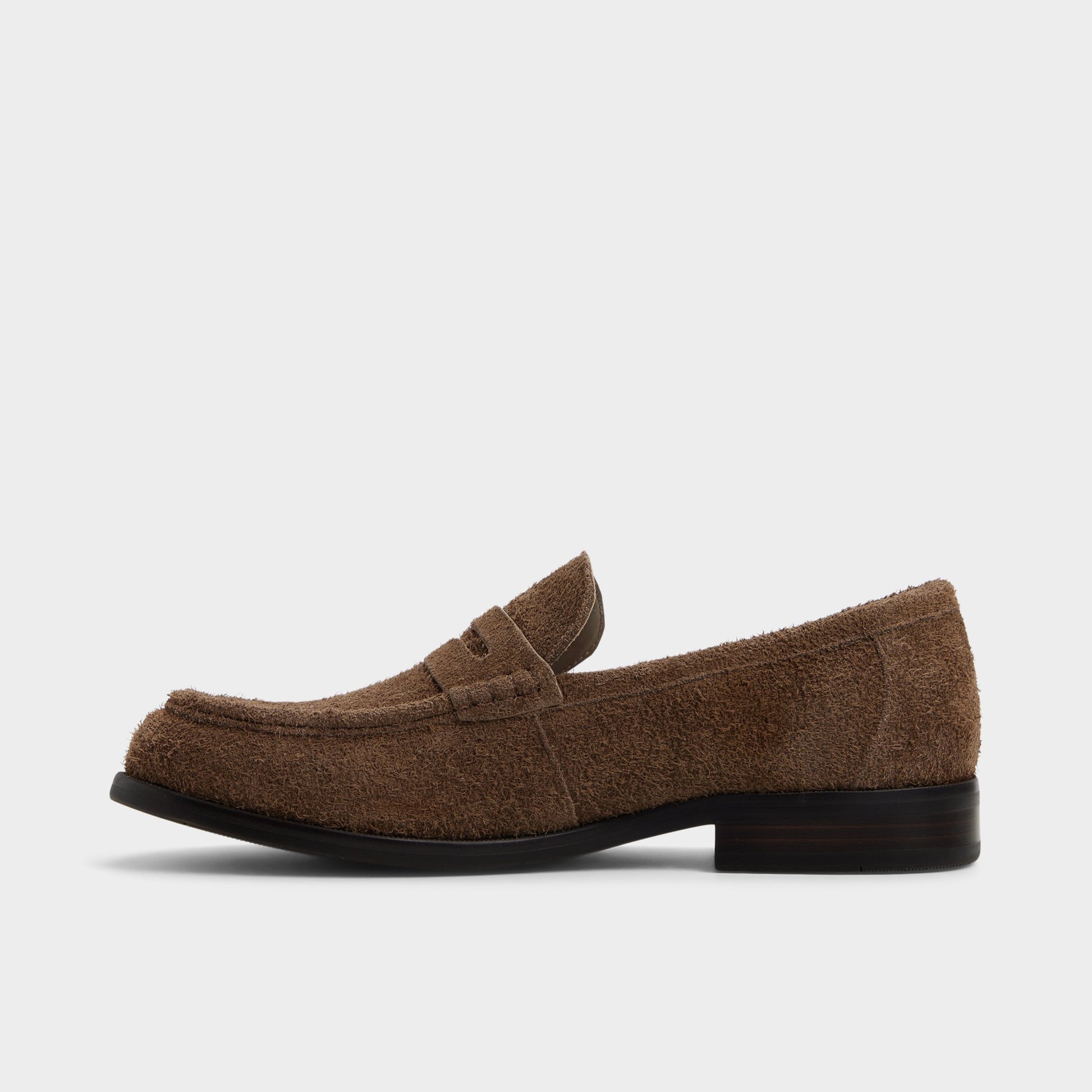 Side view of Open Brown Alexio Loafer