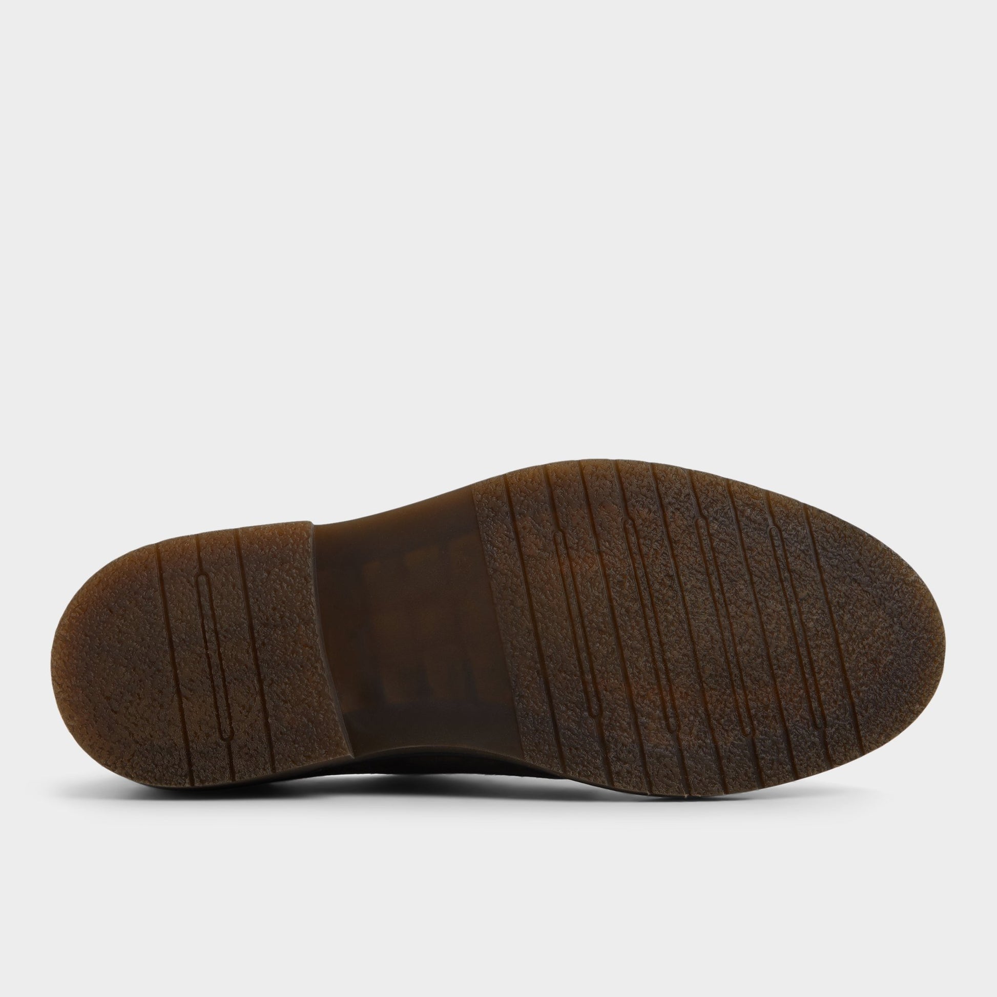 View of Open Brown Piero Oxford shoe's sole