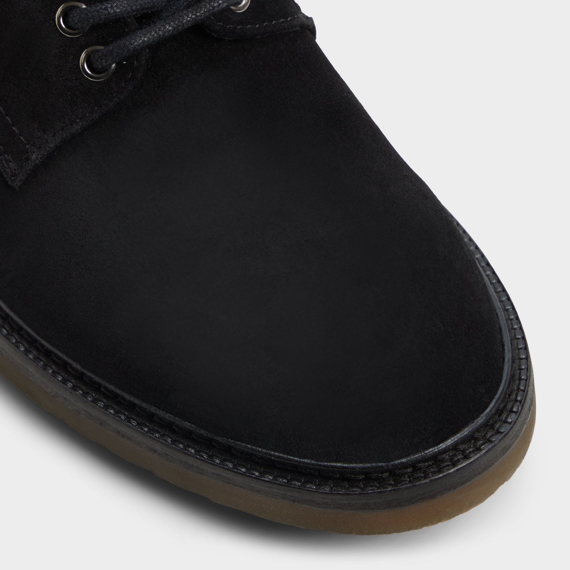 Close-up of the Black Piero Oxford shoe