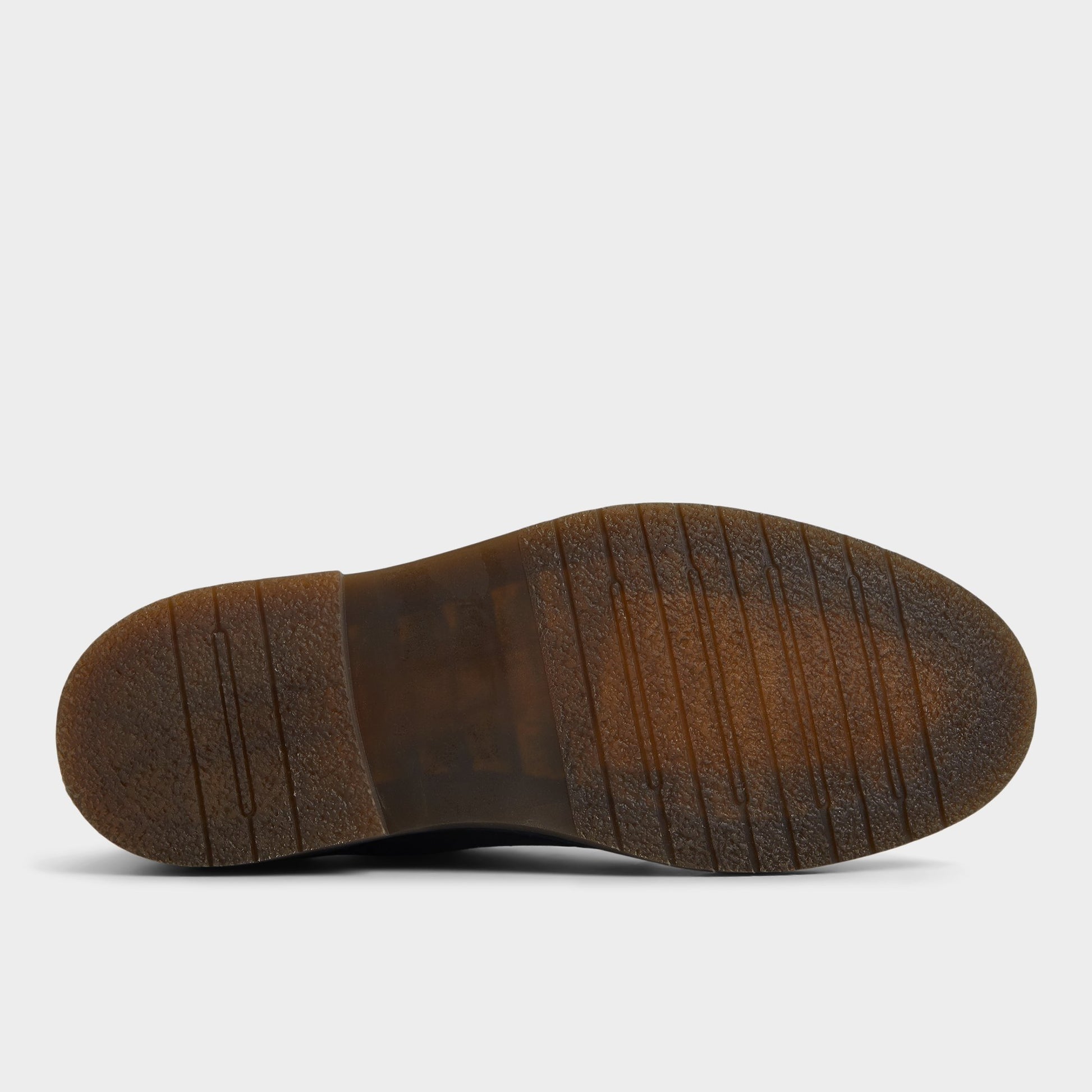View of Black Piero Oxford shoe's sole