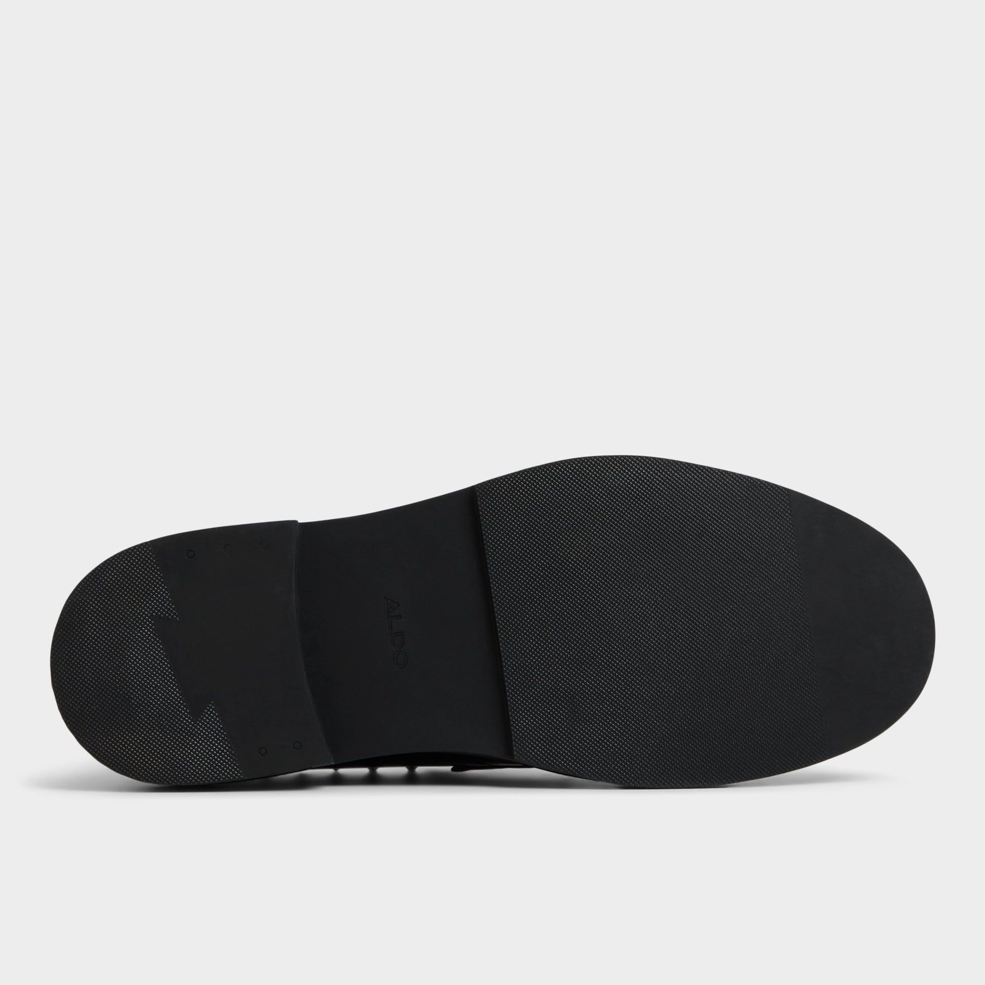 View of Black Zollo Loafer's sole