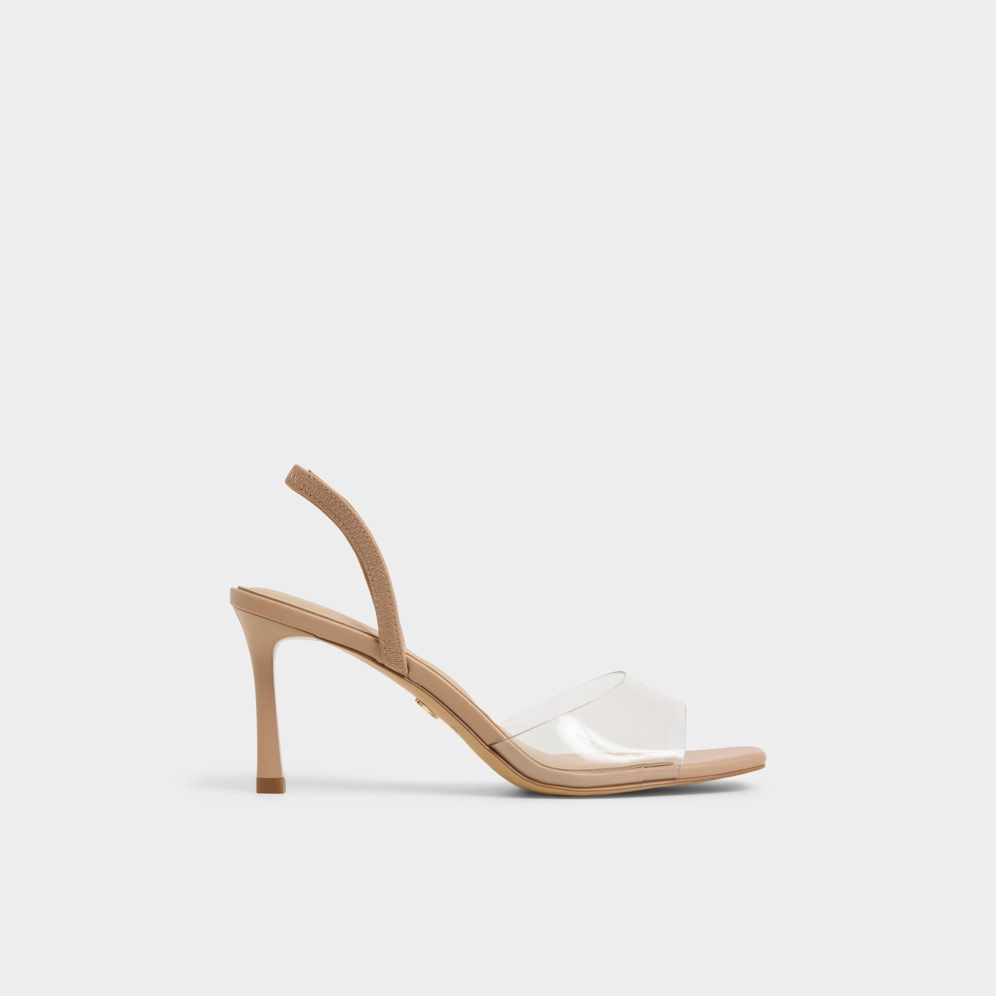 Main View of Beige Andyana Slingback heeled sandal for Womens