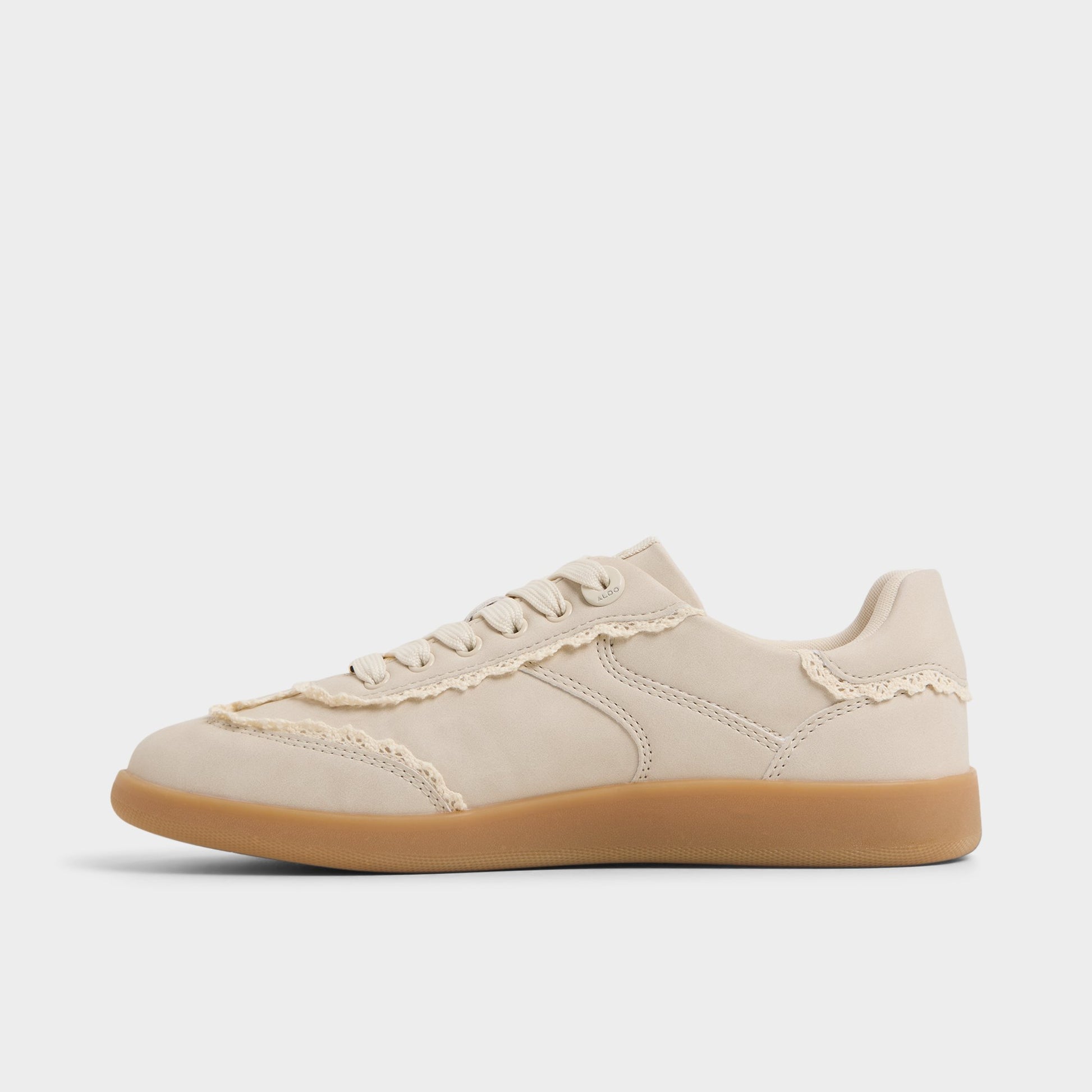Side view of Taupe Erilg Sneaker
