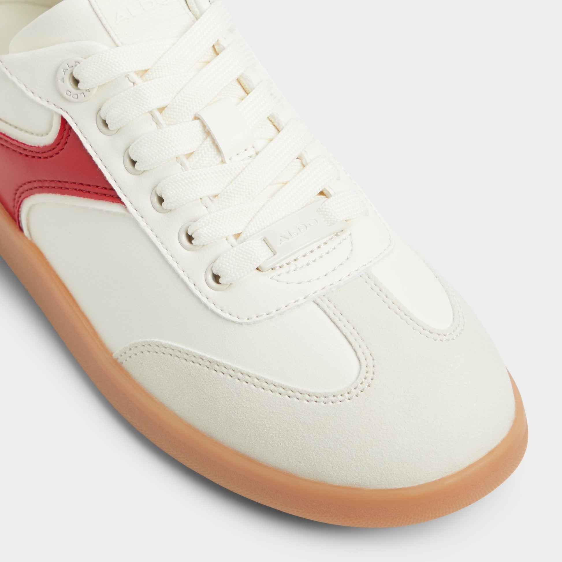 Gros plan de la Combo Blanc Erilg Sneaker bas