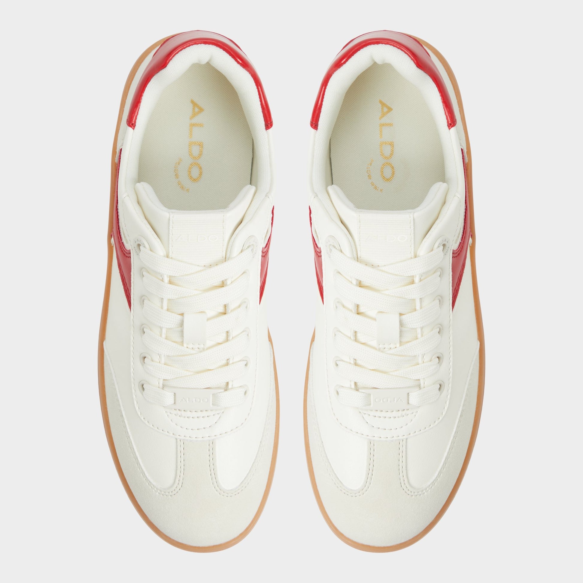 Vue de dessus de la Combo Blanc Erilg Sneaker bas