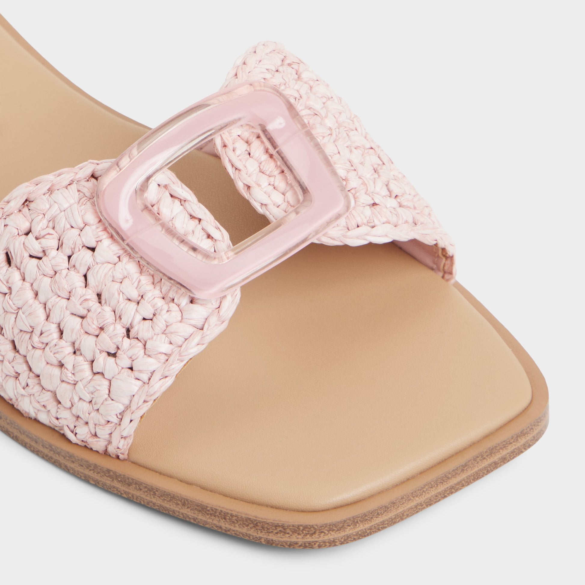 Close-up of the Other pink Tidella Slide sandal